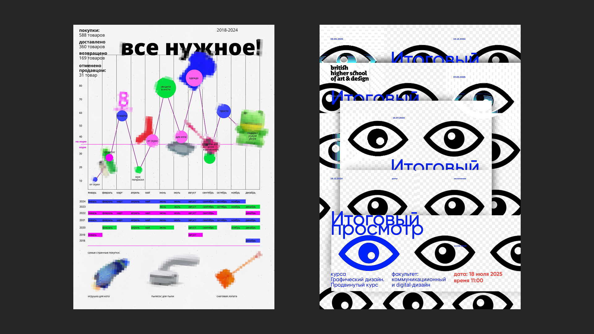 Коллекция плакатов 2024-2025 — Изображение №7 — Графика на Dprofile