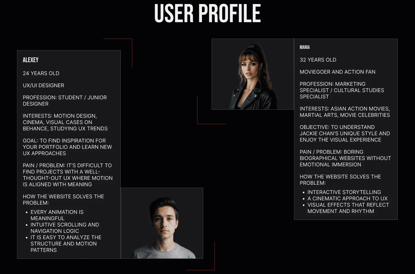 Jackie Chan the art of motion | Landing Page Design — Изображение №4 — Интерфейсы, Графика на Dprofile