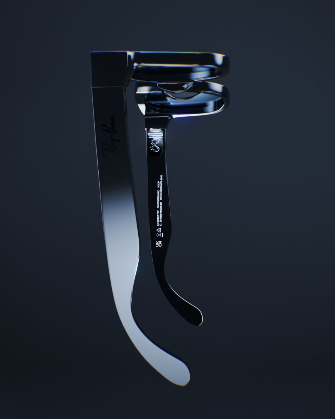 Ray-Ban Meta Sunglasses — 3D Product Visualization — Изображение №4 — Иллюстрация, 3D на Dprofile