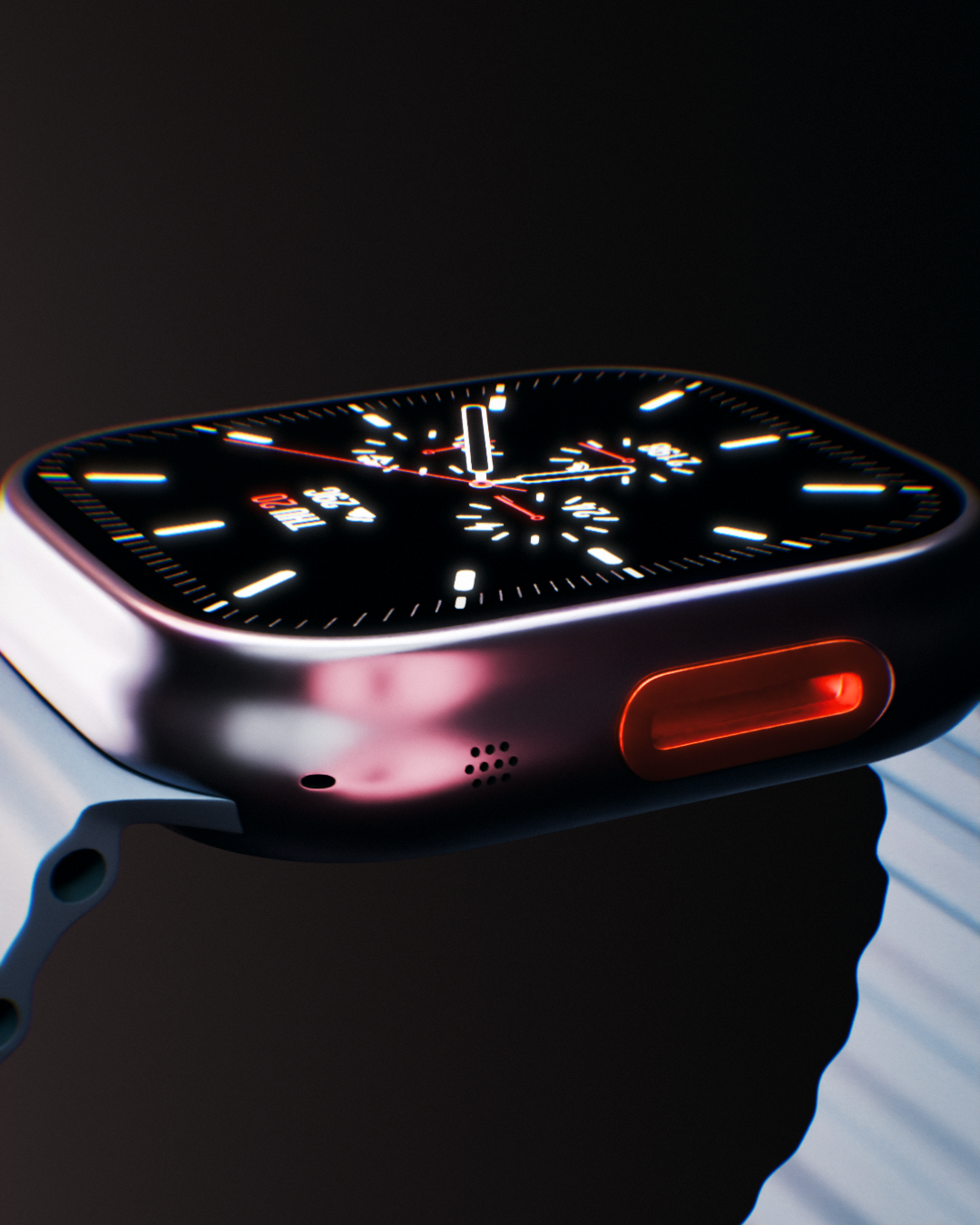 Apple watch ultra — 3D Визуализация продукта — Изображение №3 — Иллюстрация, 3D на Dprofile