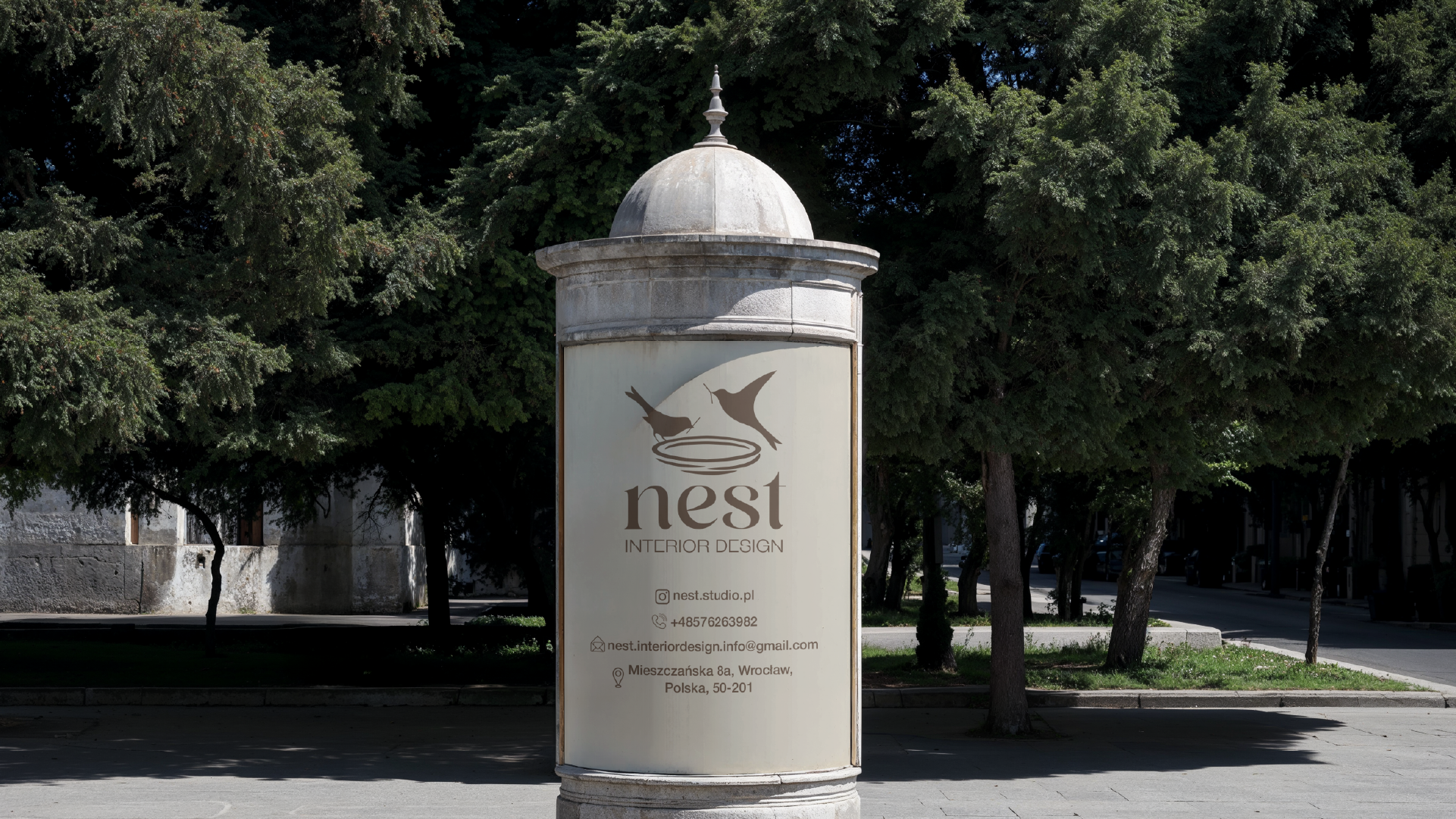 Фирменный стиль для студии дизайна интерьера Nest — Изображение №6 — Интерфейсы, Брендинг на Dprofile