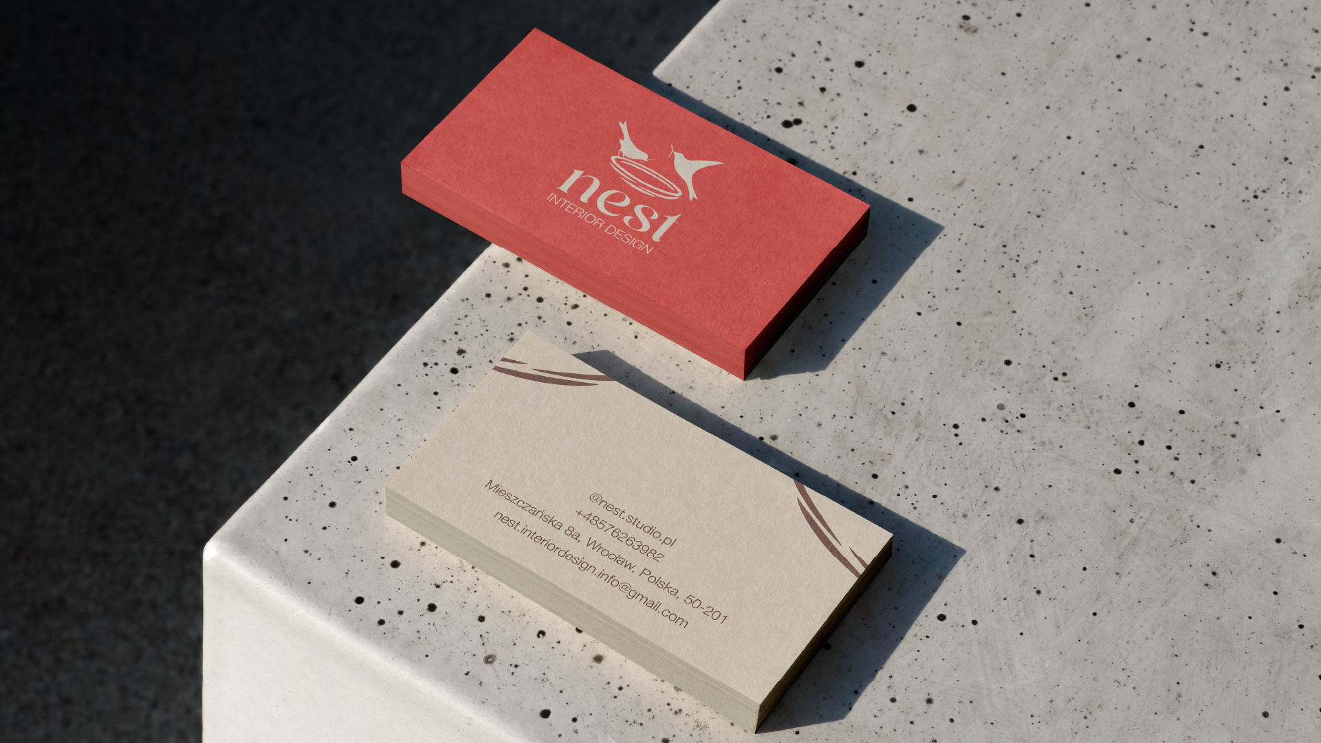 Фирменный стиль для студии дизайна интерьера Nest — Изображение №3 — Интерфейсы, Брендинг на Dprofile