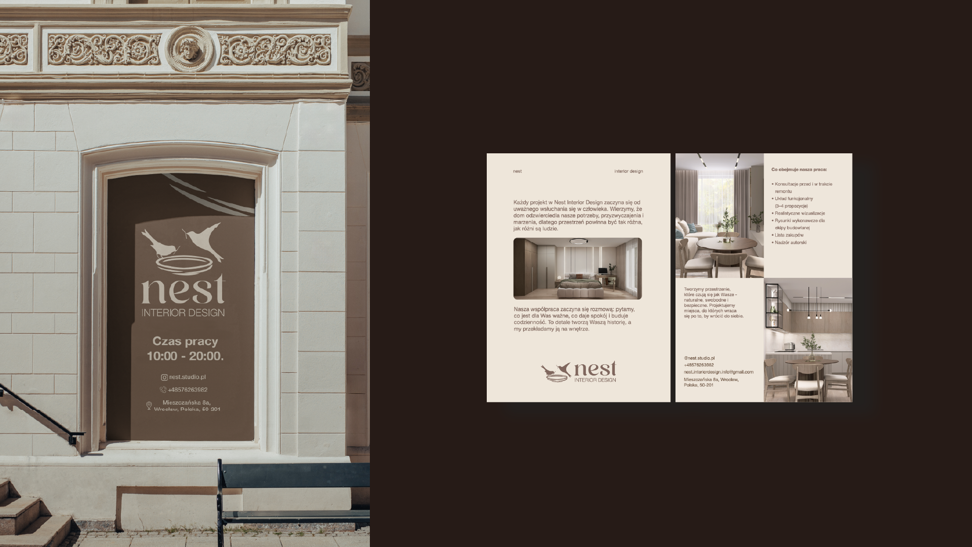 Фирменный стиль для студии дизайна интерьера Nest — Изображение №11 — Интерфейсы, Брендинг на Dprofile