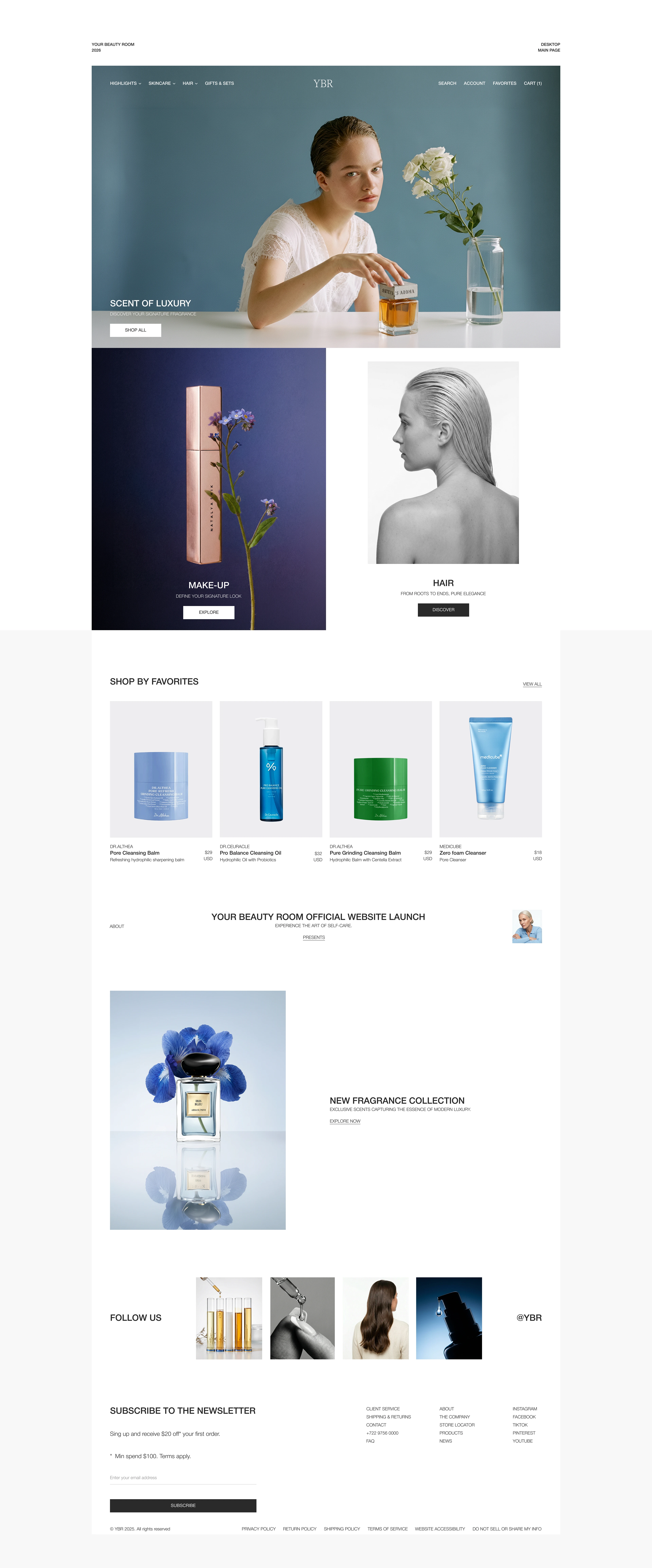 Online store | Your Beauty Room — Изображение №4 — Интерфейсы на Dprofile