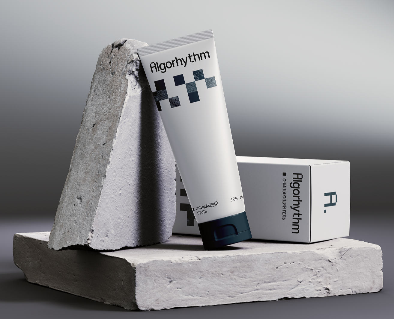 ALGORHYTHM / айдентика для мужской косметики на Dprofile