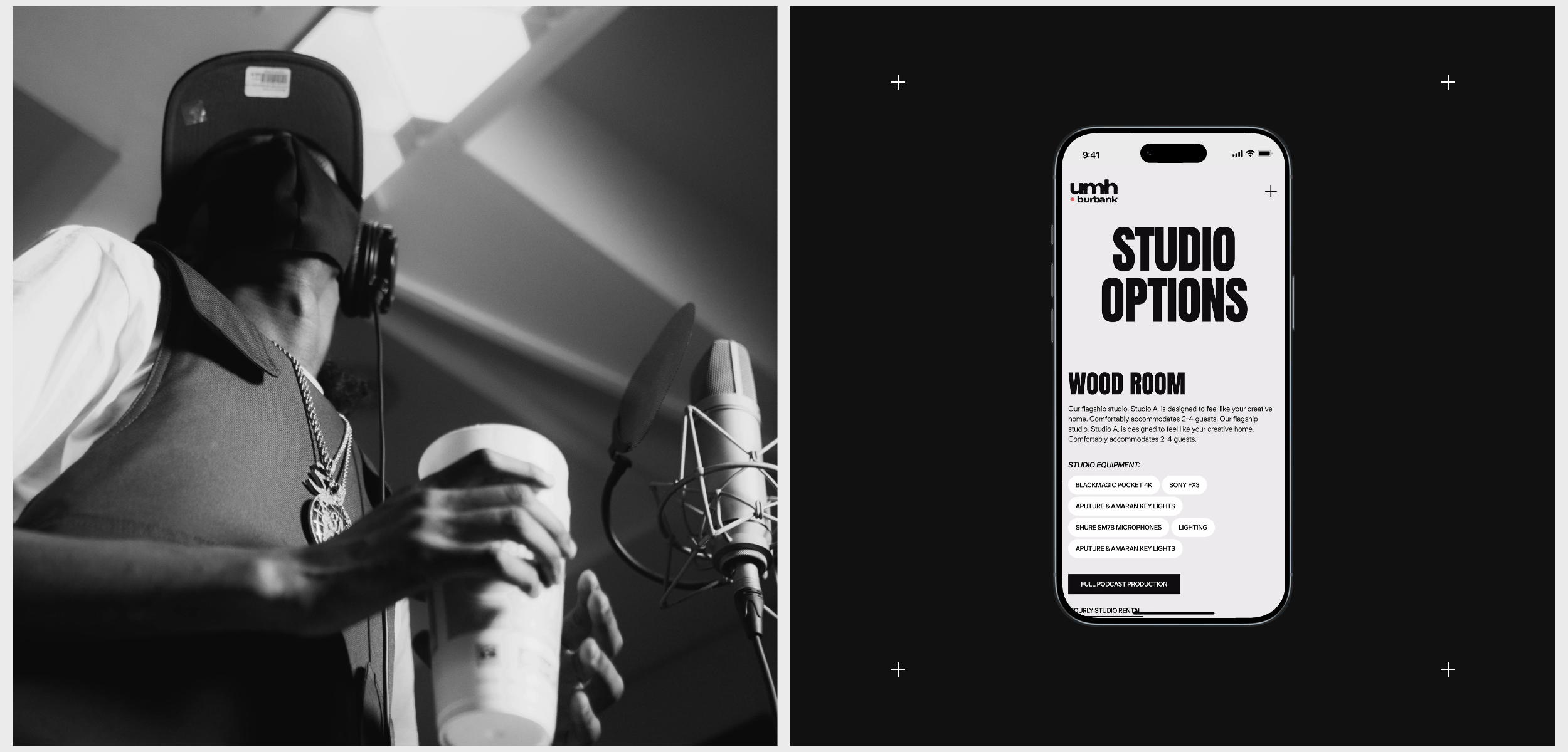 UMH Burbank | Дизайн сайта для подкаст-студии — Изображение №8 — Интерфейсы, Брендинг на Dprofile