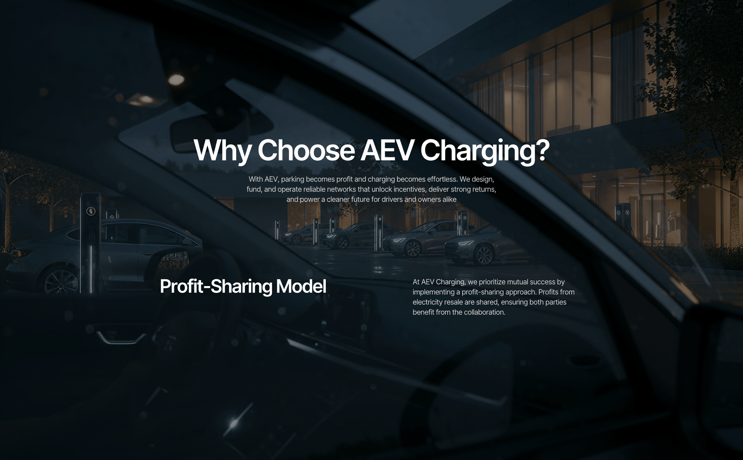 AEV Charging | UI/UX Design — Изображение №4 — Интерфейсы, Нейро на Dprofile