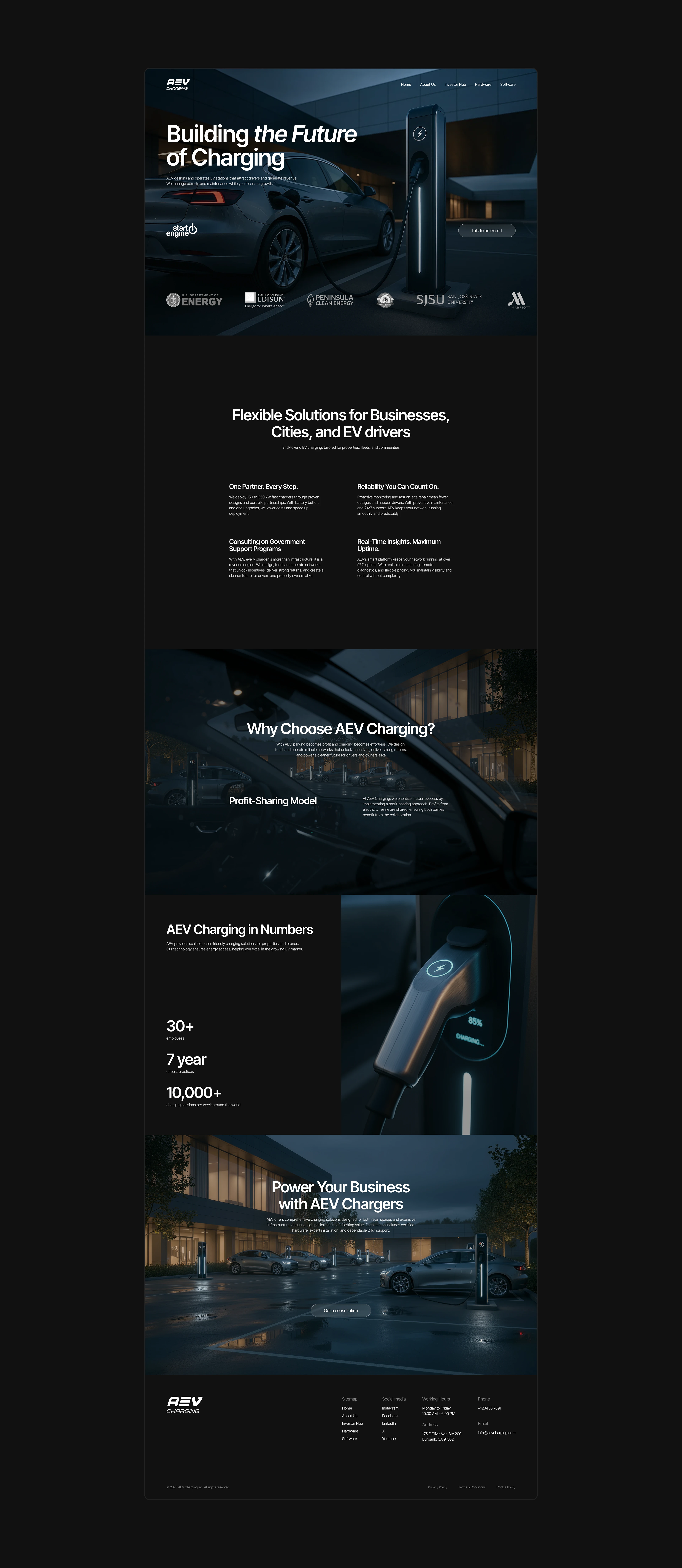 AEV Charging | UI/UX Design — Изображение №3 — Интерфейсы, Нейро на Dprofile