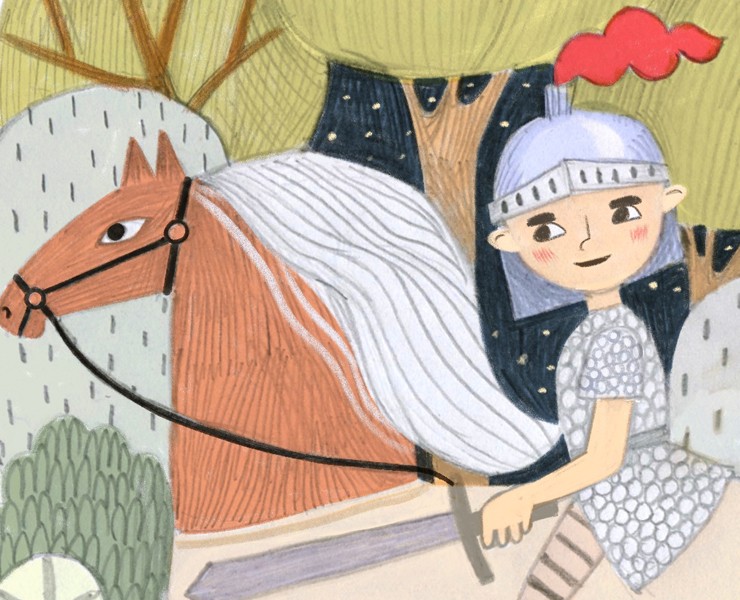 Рыцарь и дракон — Иллюстрация на Dprofile