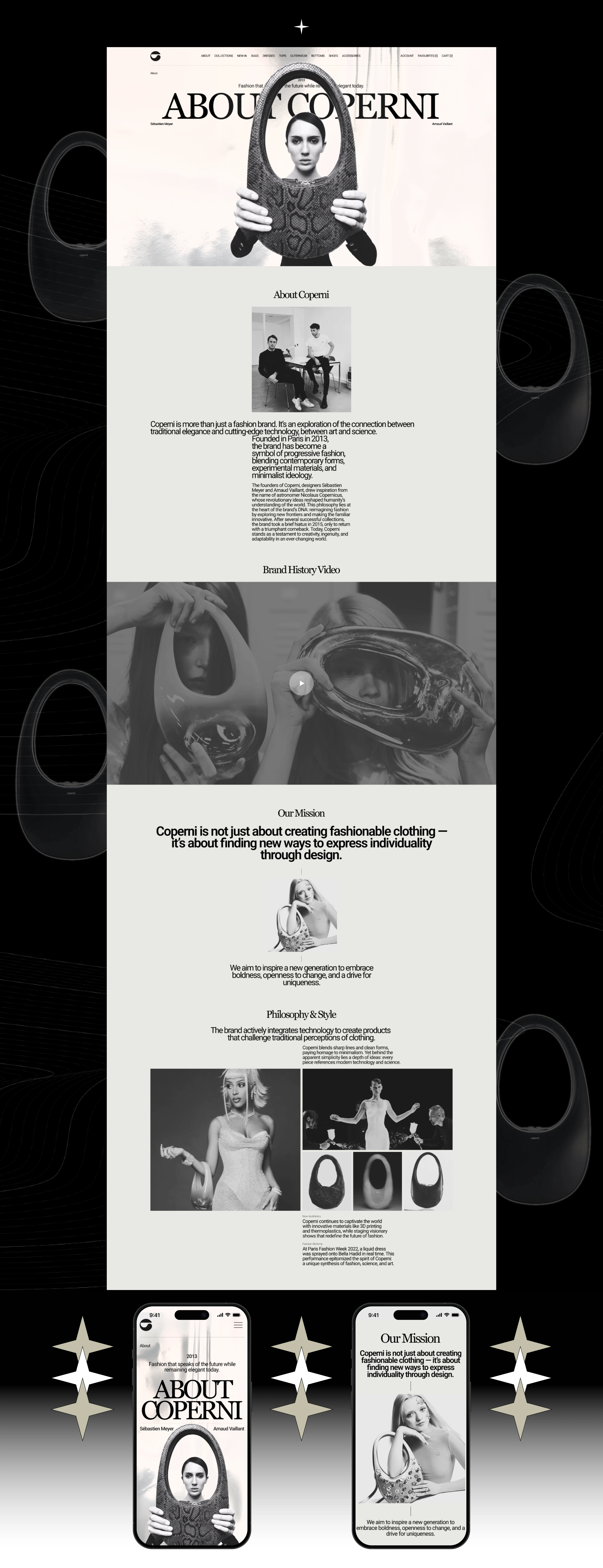 COPERNI | E-commerce | UX/UI design — Изображение №12 — Интерфейсы на Dprofile