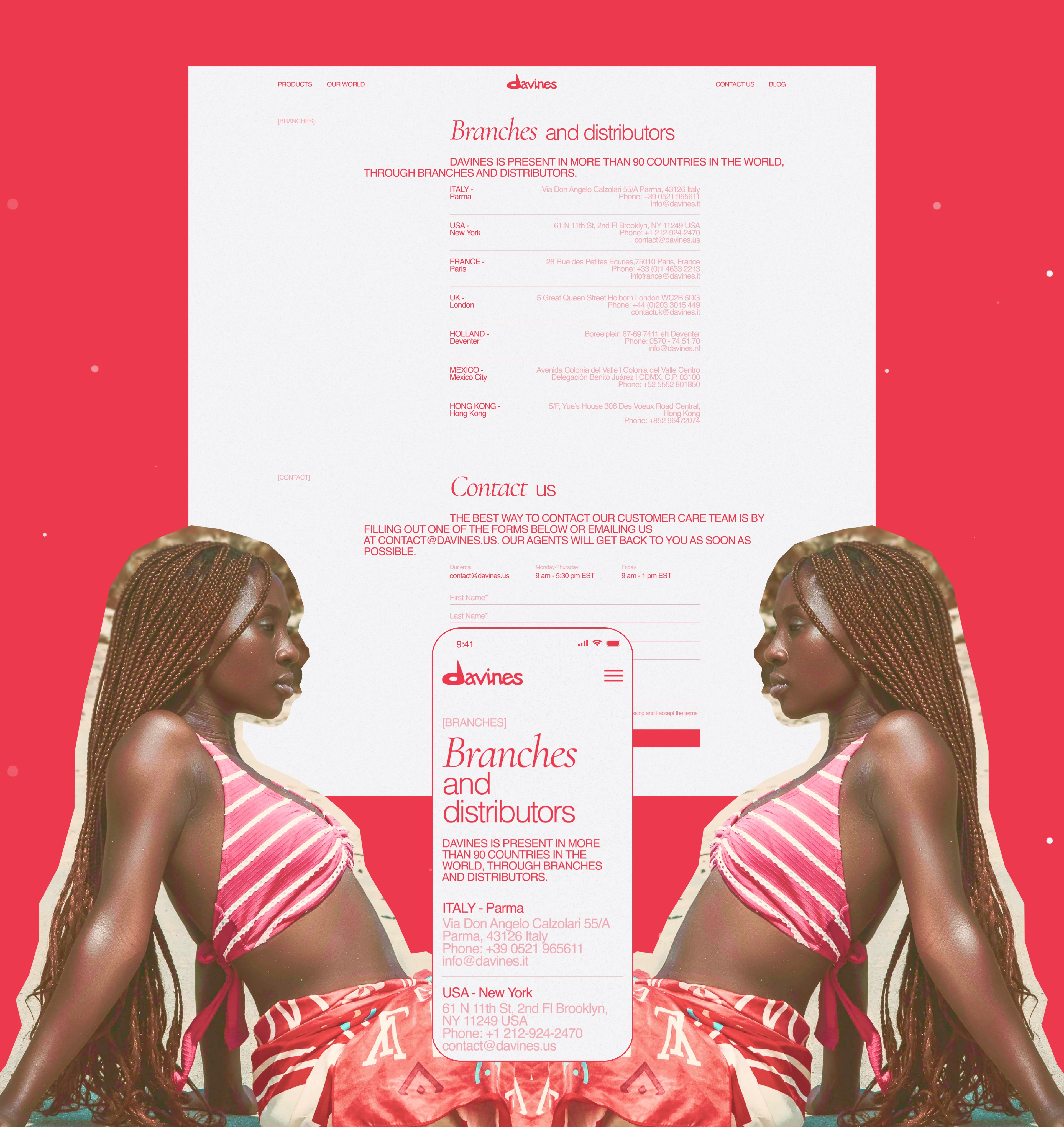 DAVINES | Corporate website | UX/UI design — Изображение №11 — Интерфейсы на Dprofile