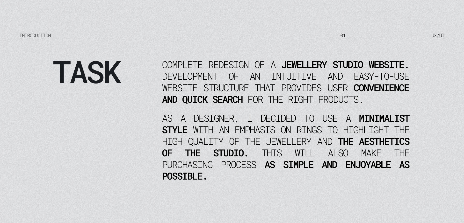 Концепт сайта ювелирной студии — Изображение №2 — Интерфейсы, Брендинг на Dprofile