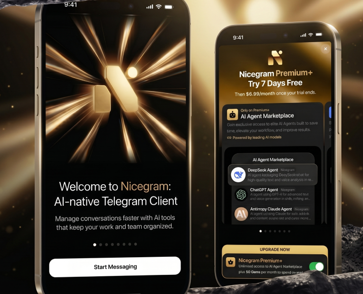 Rethinking Nicegram’s Onboarding Experience — Интерфейсы на Dprofile