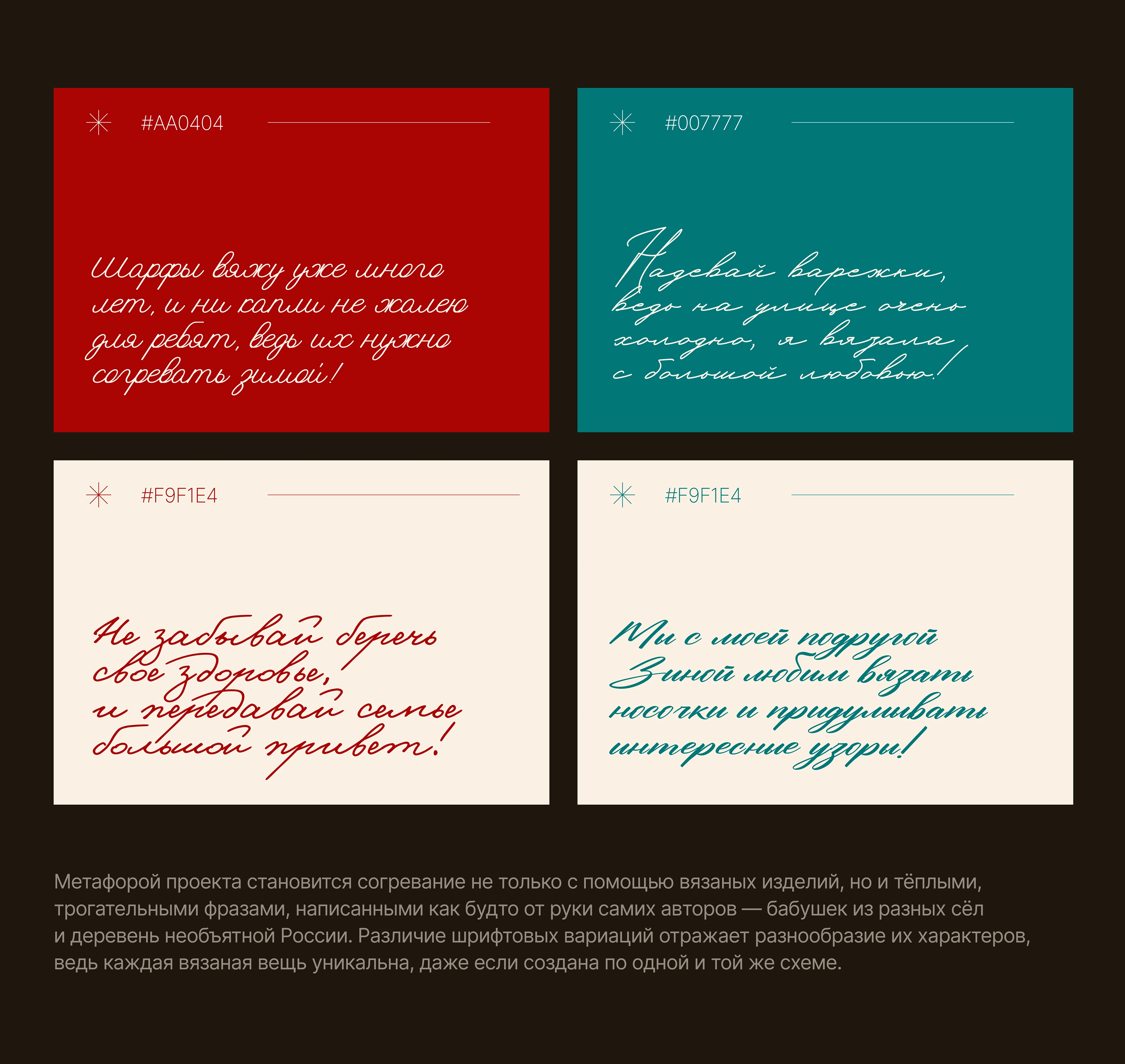 Согретто | Айдентика ручной вязаной продукции — Изображение №4 — Брендинг на Dprofile