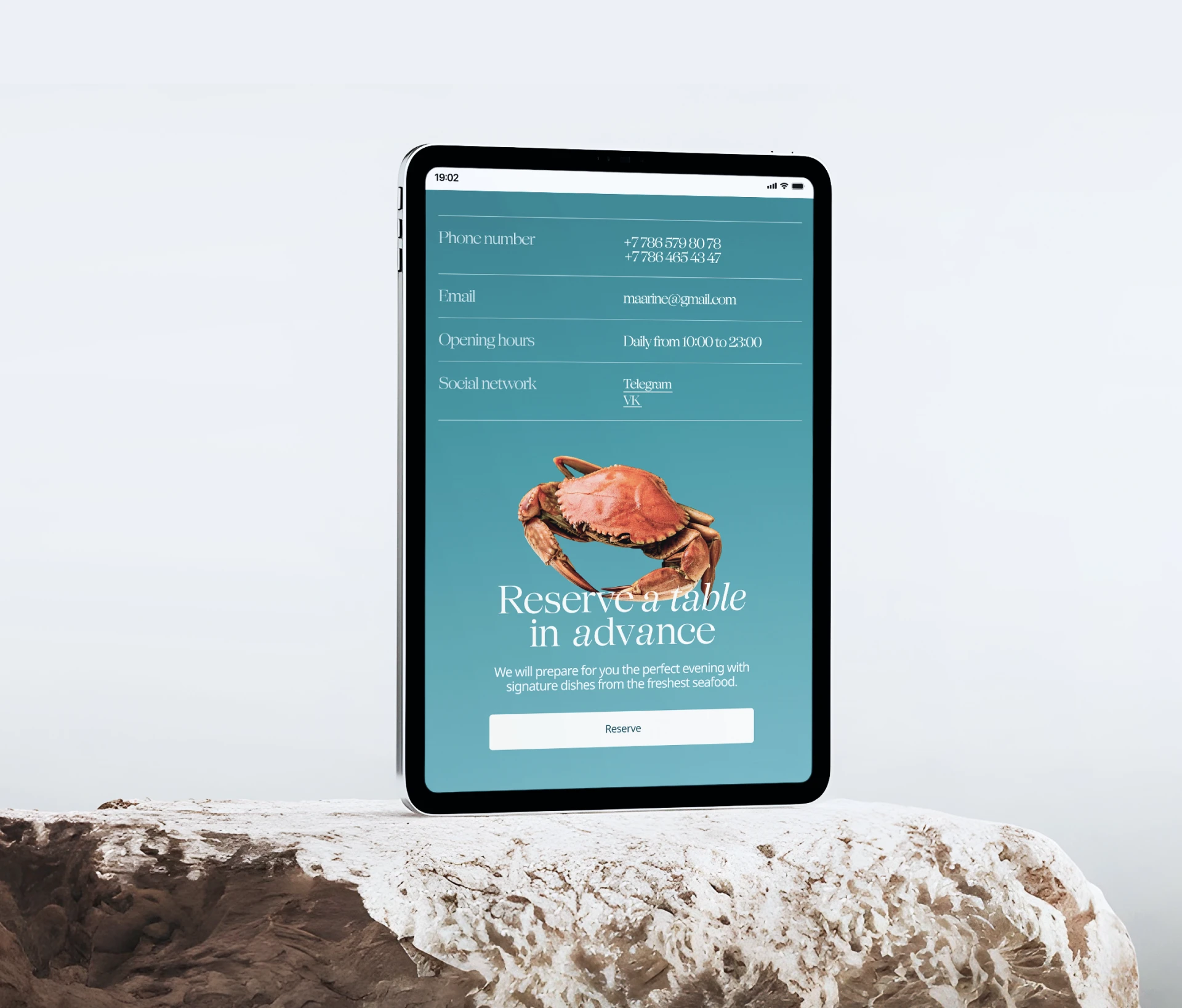 Marine restaurant [corporate website] — Изображение №11 — Интерфейсы на Dprofile