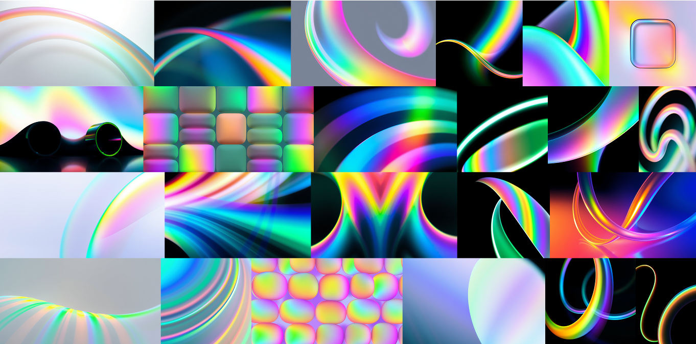 Градиенты. 2025 — Изображение №5 — Иллюстрация, Графика на Dprofile