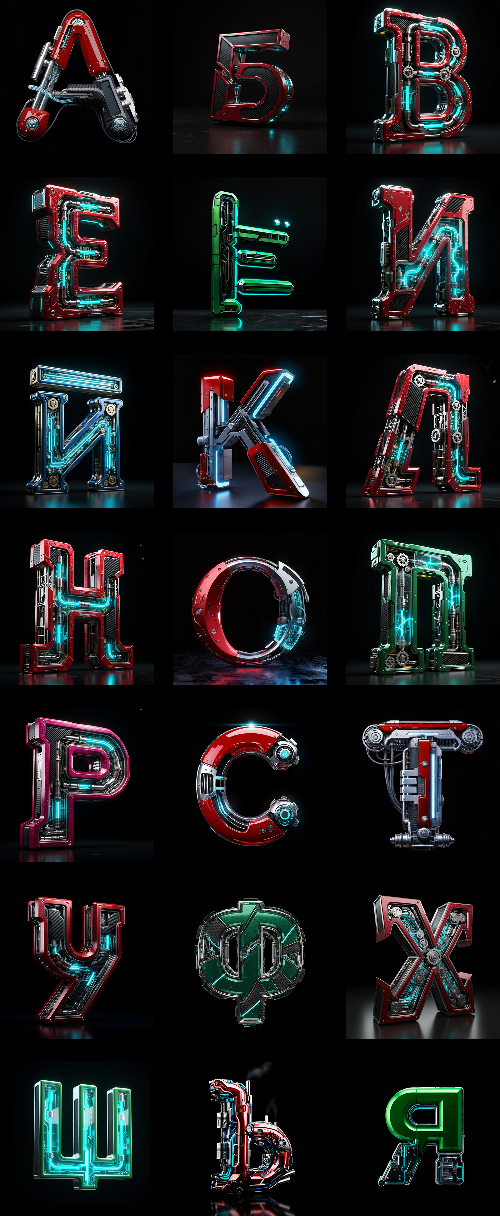 Буквоботы — Изображение №1 — Графика на Dprofile