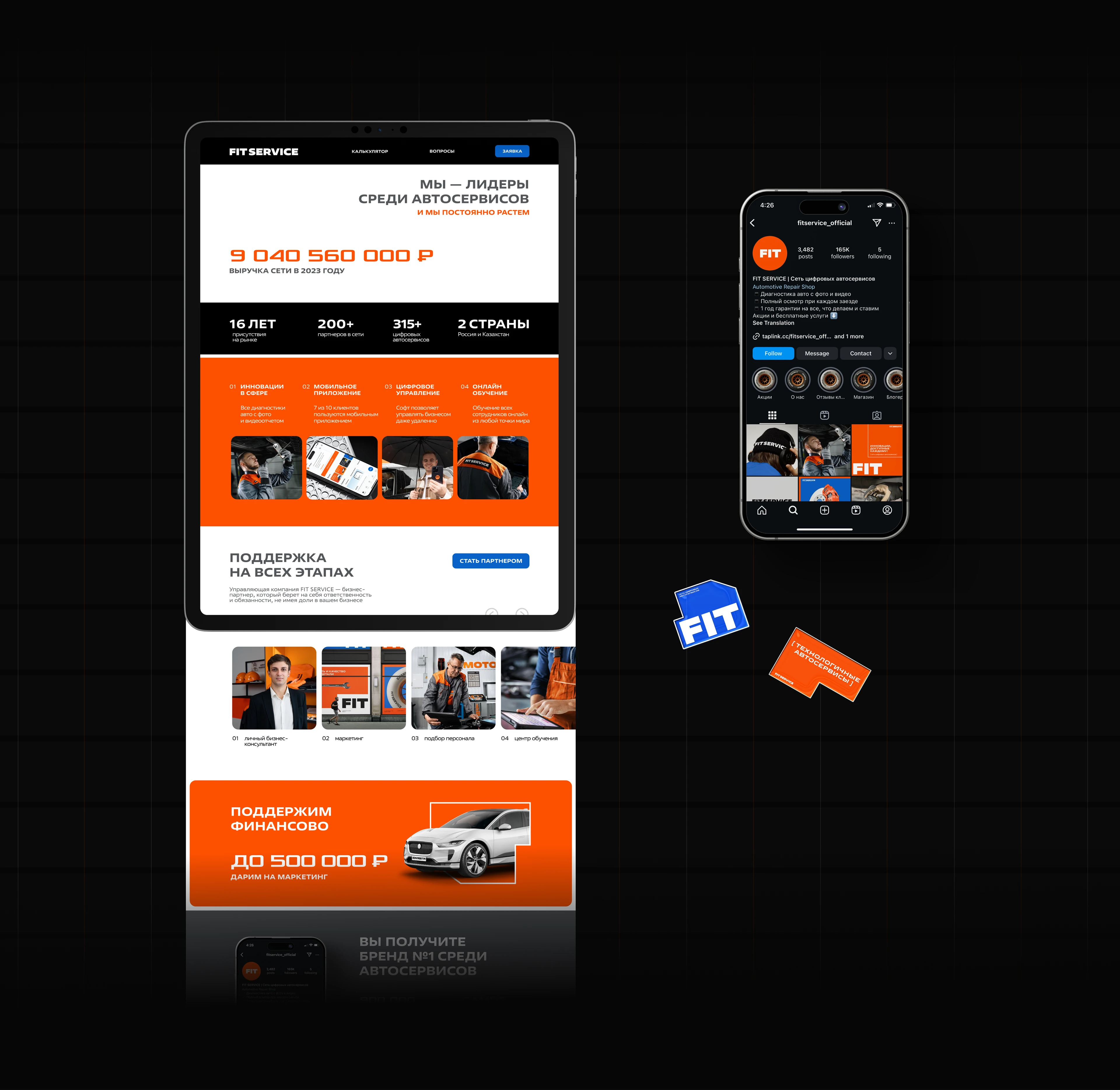 FIT SERVICE | Rebranding — Изображение №24 — Брендинг на Dprofile