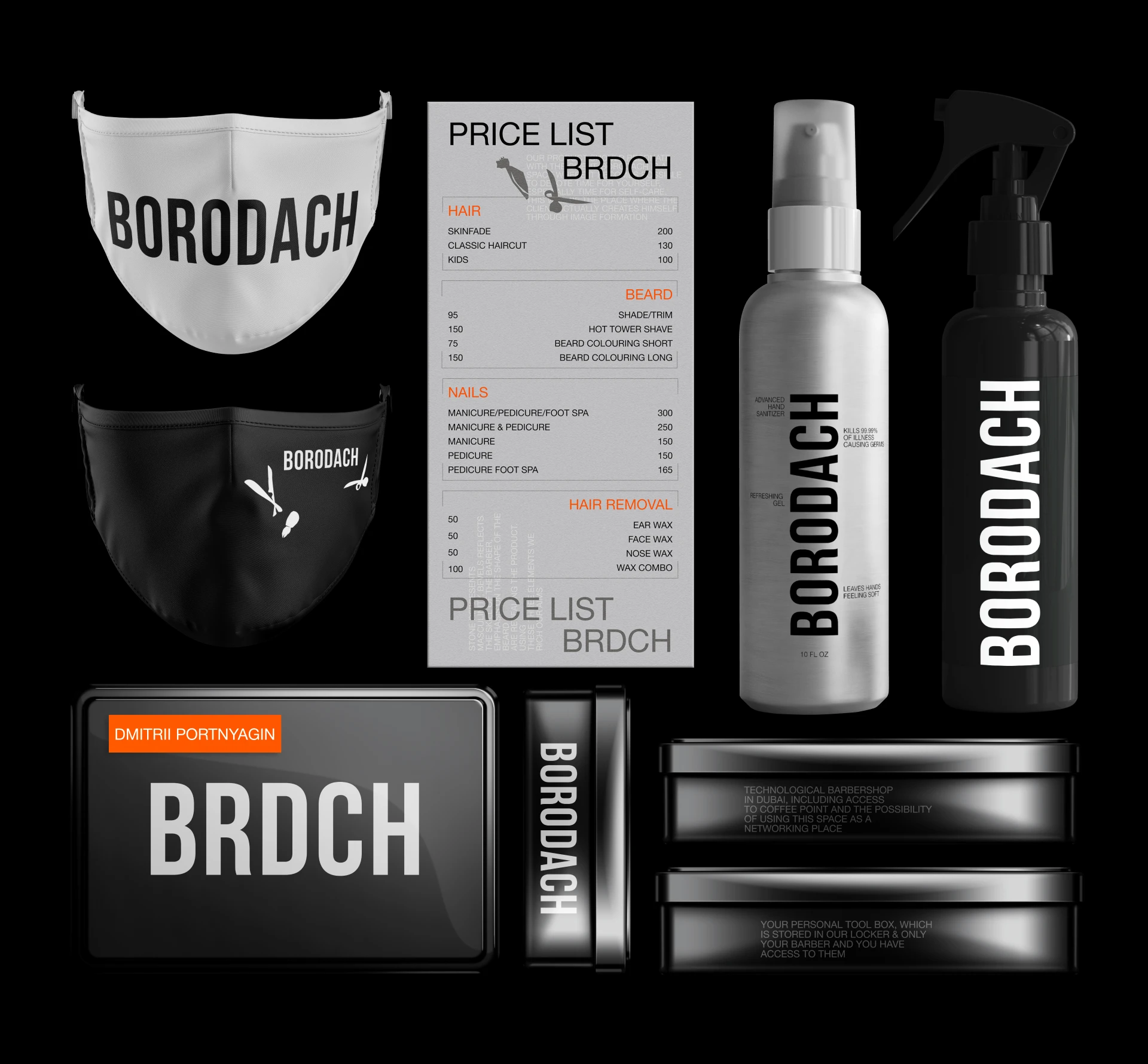 BORODACH UAE BARBERSHOP | Rebranding — Изображение №12 — Брендинг на Dprofile