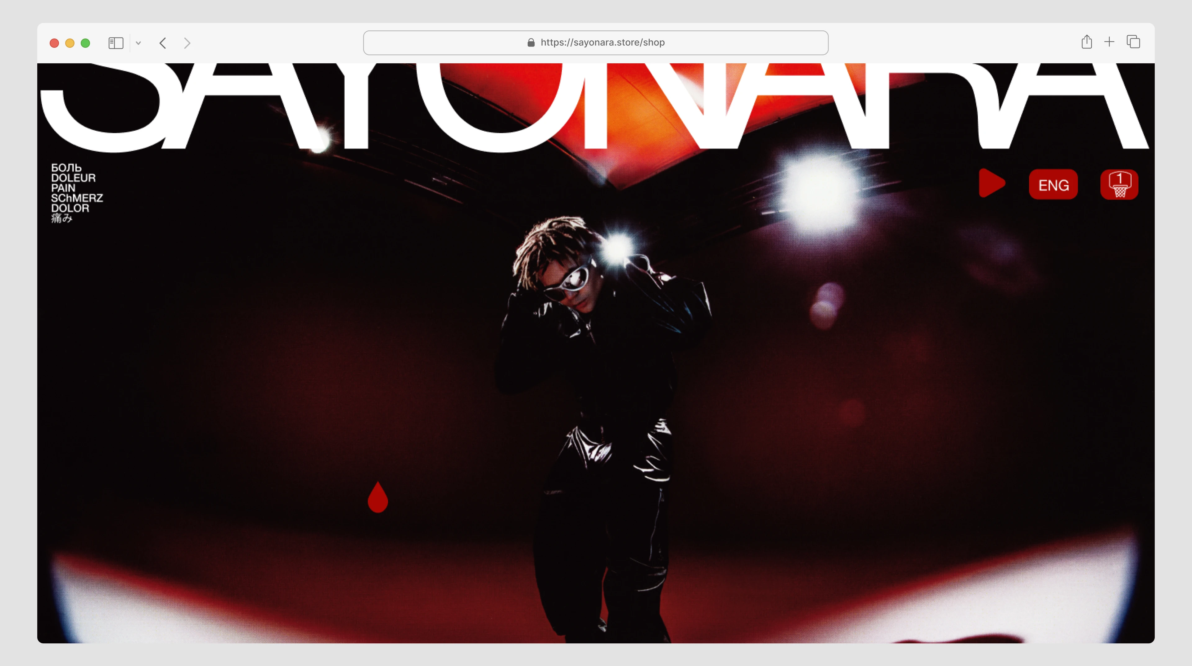 ЭЛДЖЕЙ | SAYONARA SHOP | Web Design — Изображение №5 — Интерфейсы на Dprofile