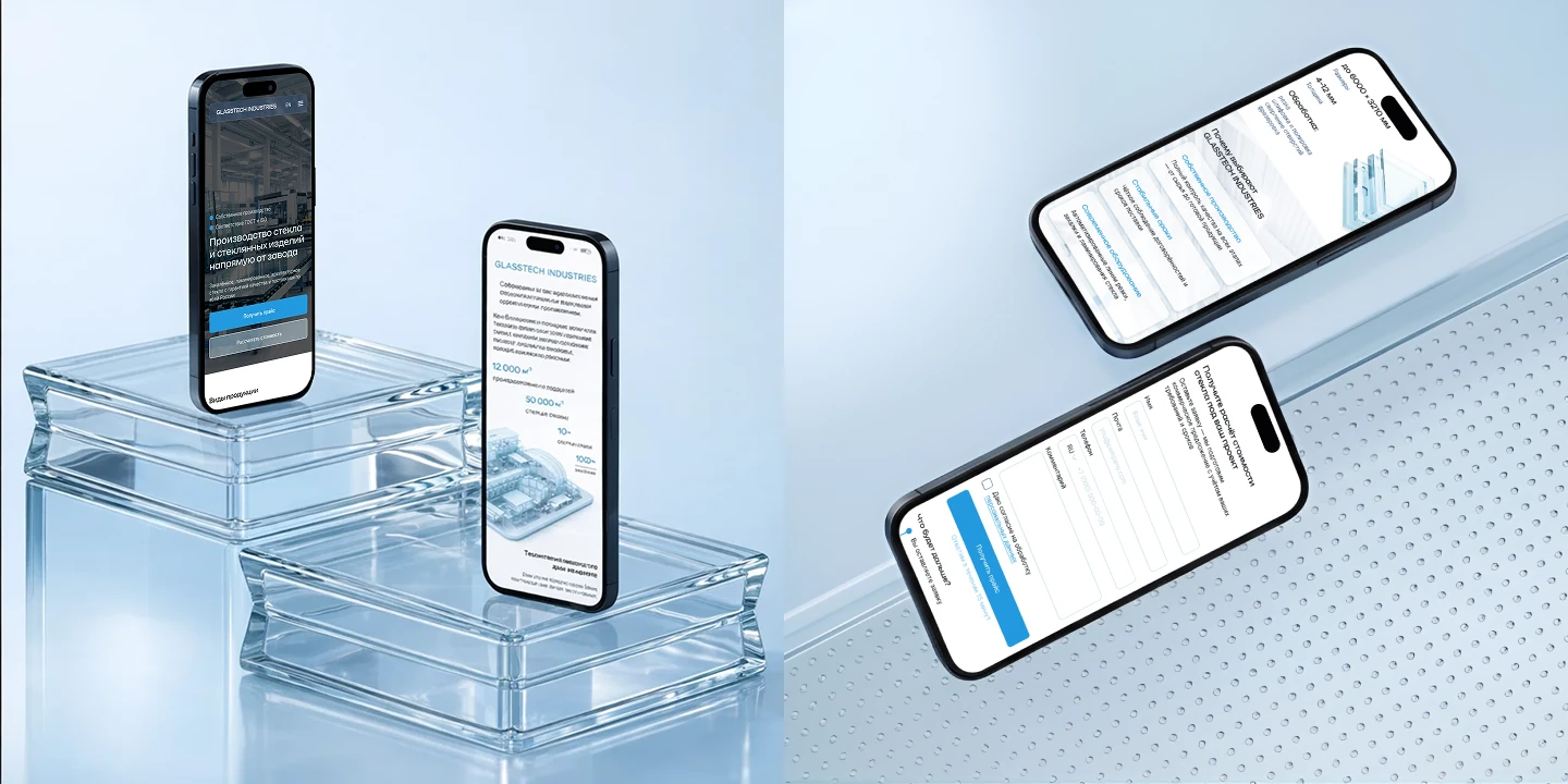 Web-design | Landing page for the factory — Изображение №6 — Интерфейсы на Dprofile