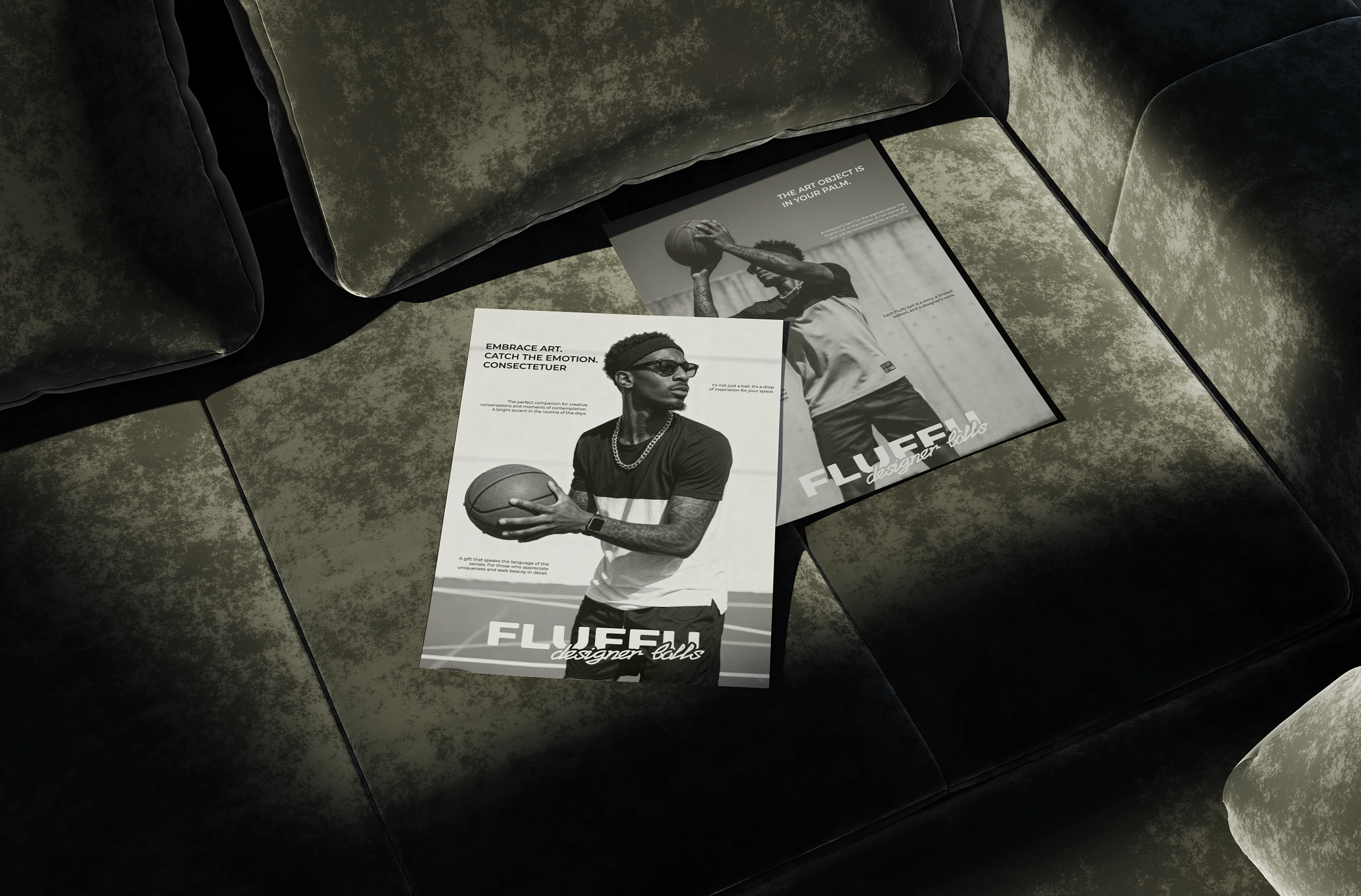 FLUFFY / Фирменный стиль для бренда дизайнерских мячей — Изображение №2 — Брендинг, Графика на Dprofile