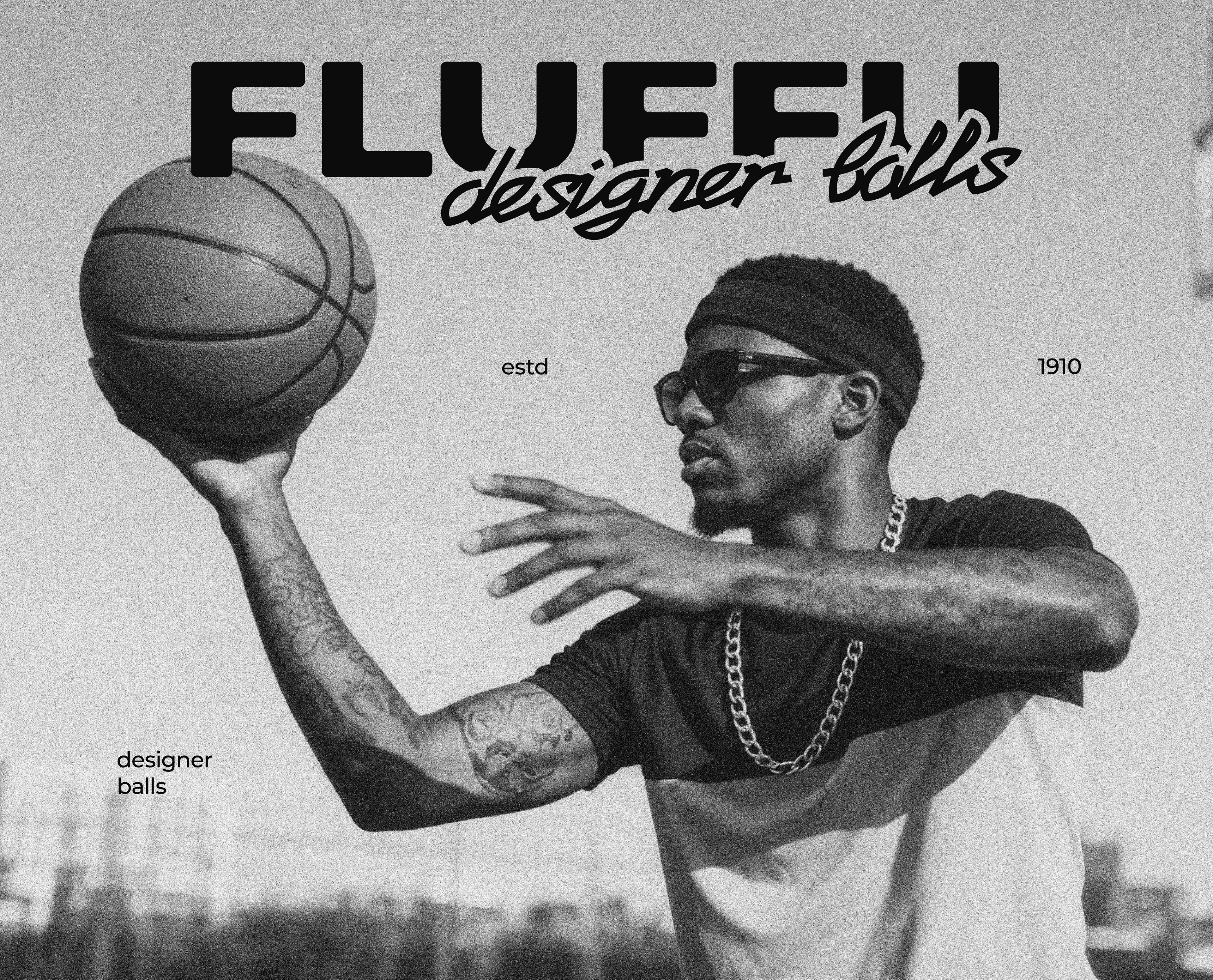 FLUFFY / Фирменный стиль для бренда дизайнерских мячей — Изображение №1 — Брендинг, Графика на Dprofile