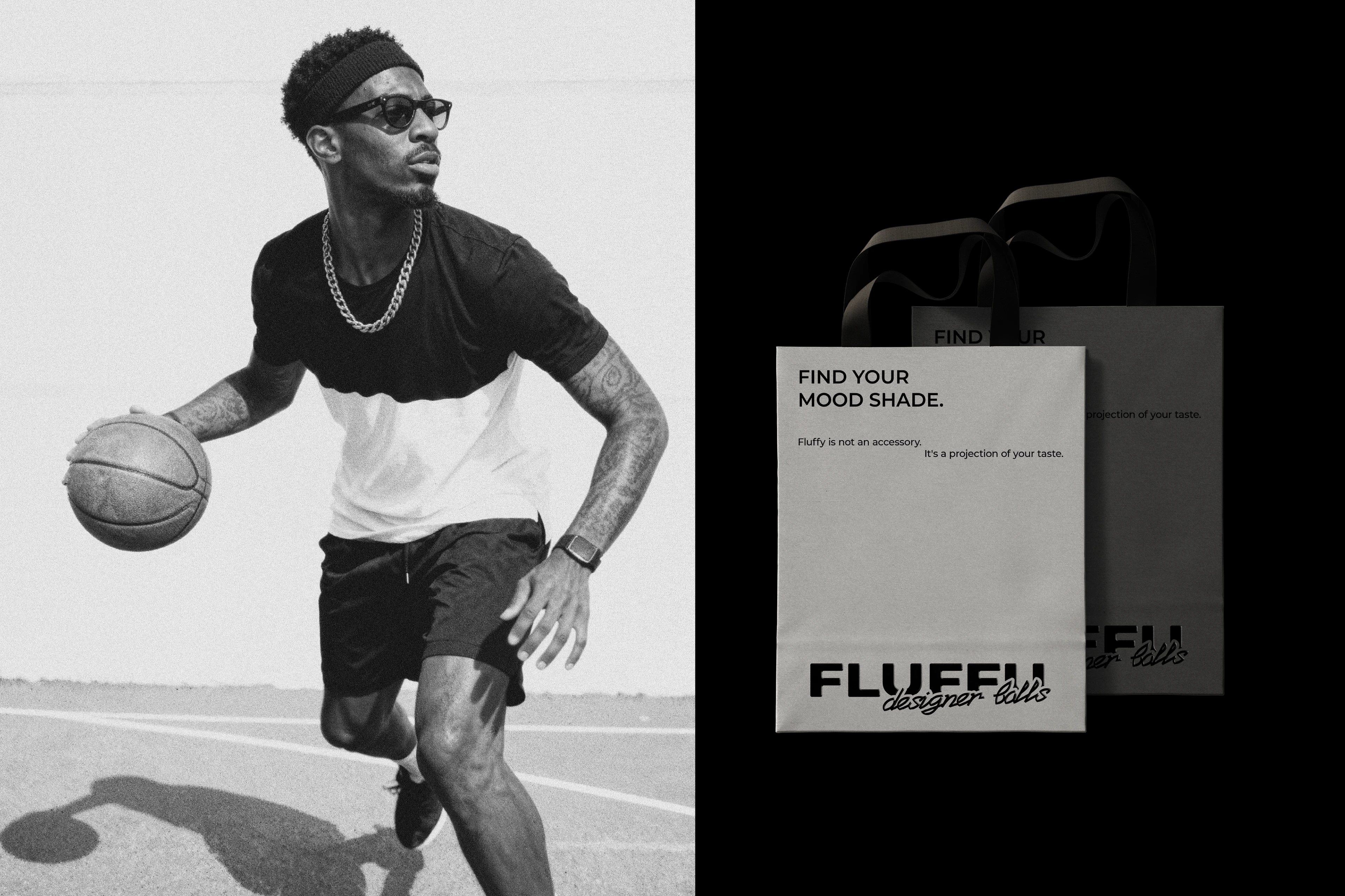 FLUFFY / Фирменный стиль для бренда дизайнерских мячей — Изображение №8 — Брендинг, Графика на Dprofile