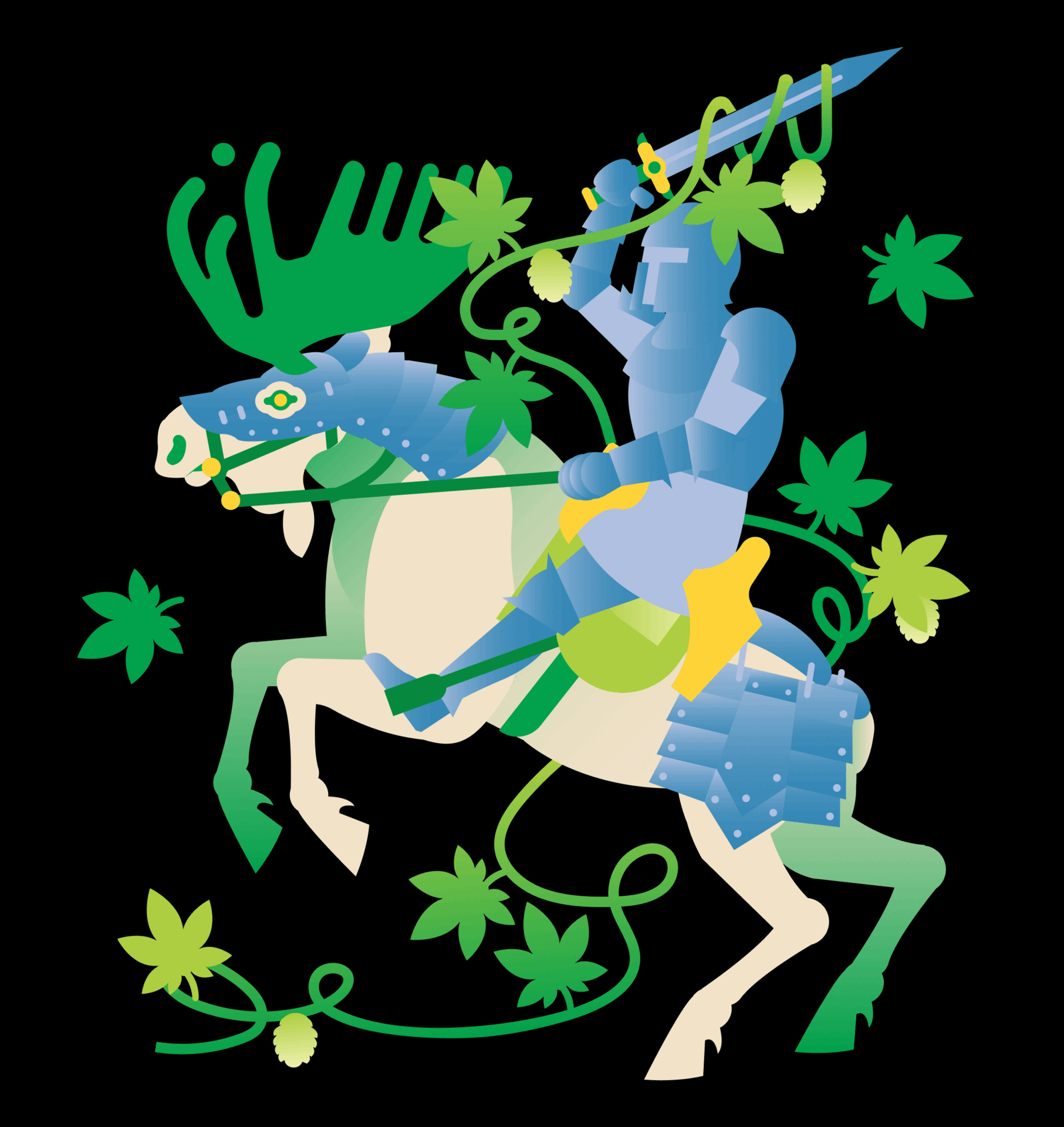 Рыцари Пенного Стола | Крафтовое пиво — Изображение №6 — Брендинг, Иллюстрация на Dprofile