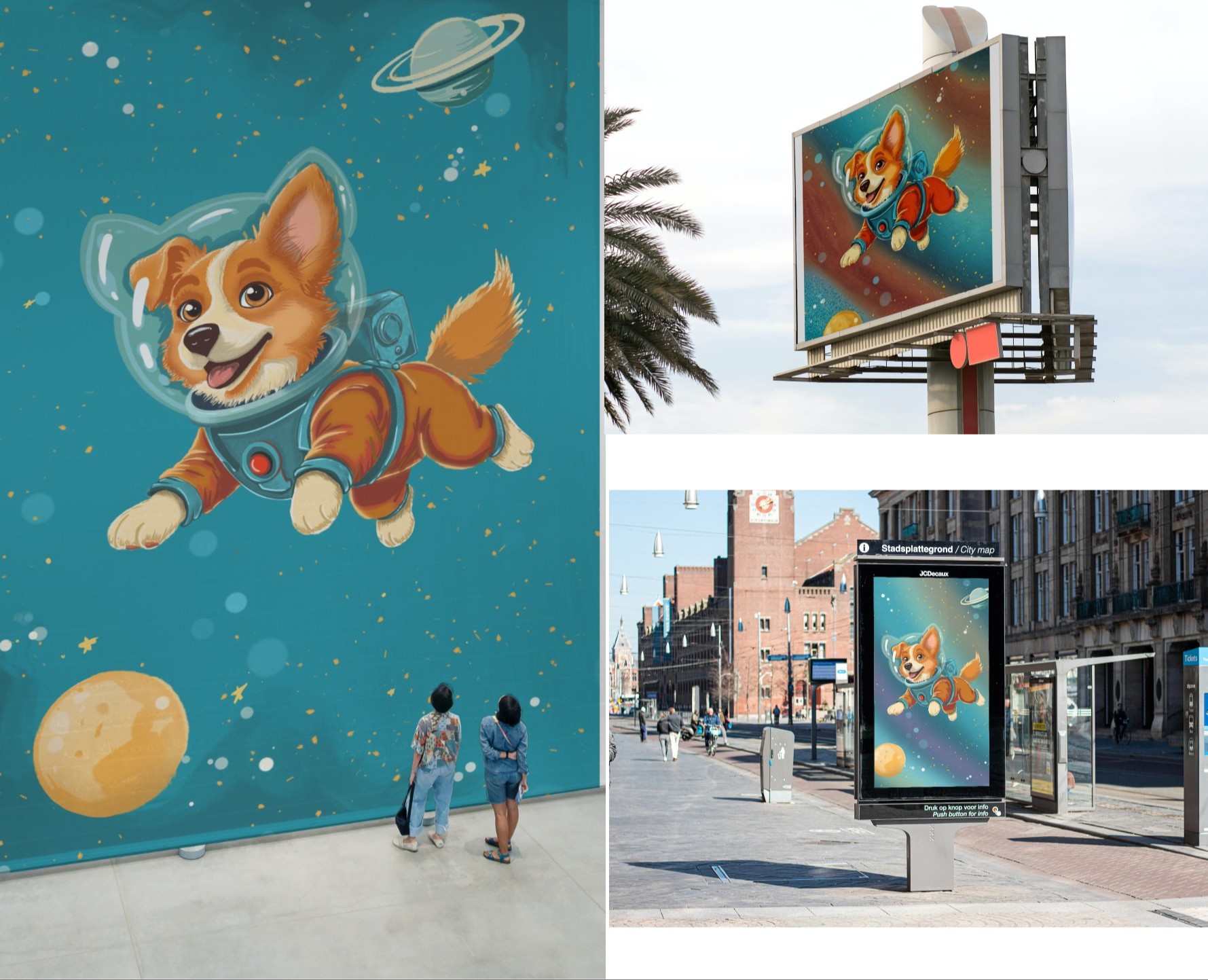 Ретро иллюстрация.Бренд- персонаж Пёс Фантик на Dprofile