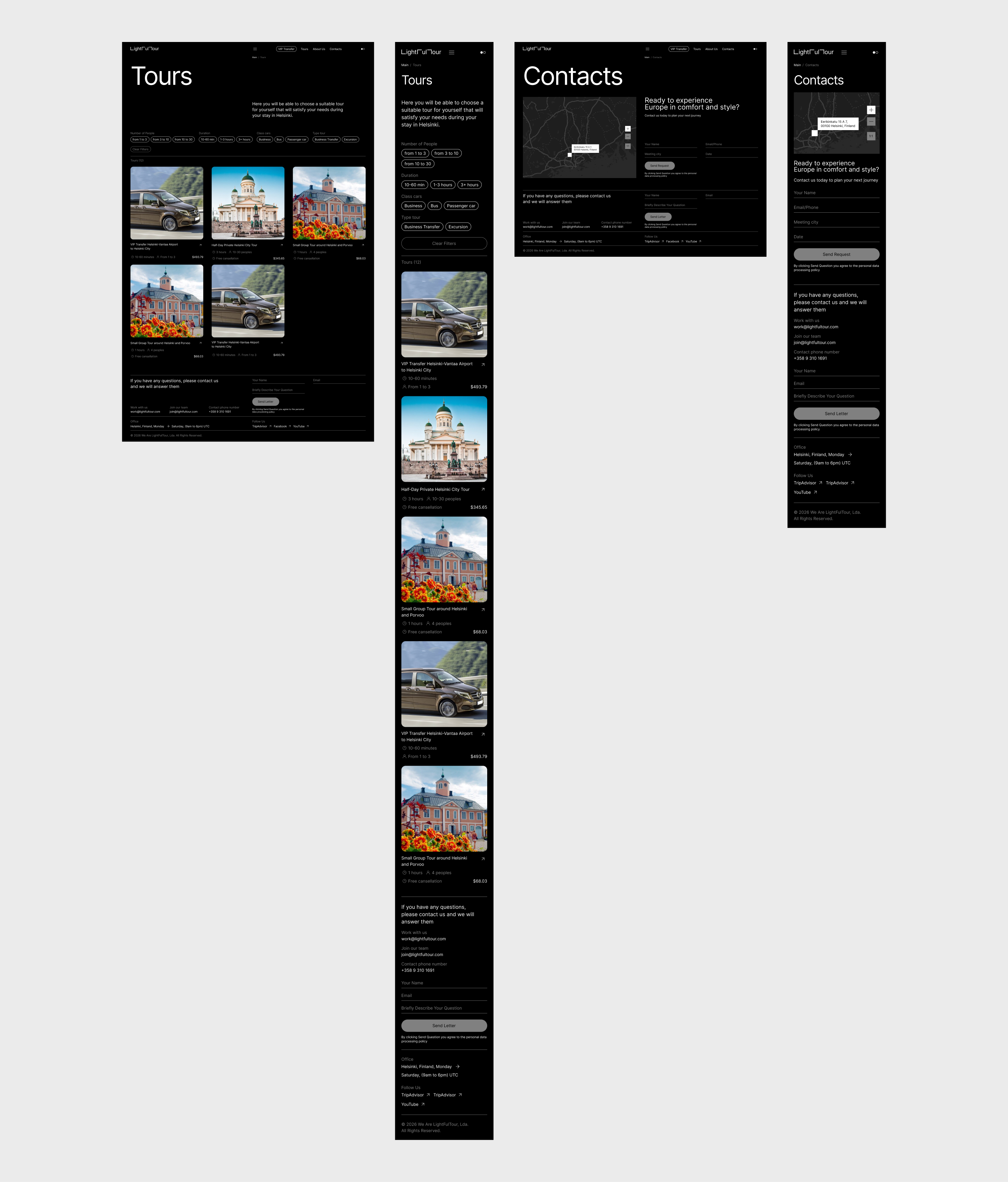 LightFulTour. Логотип и дизайн сайта — Изображение №13 — Интерфейсы, Брендинг на Dprofile