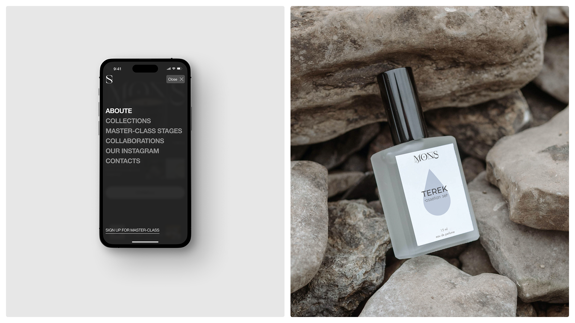 Mons — лендинг парфюмерного пространства — Изображение №4 — Интерфейсы на Dprofile