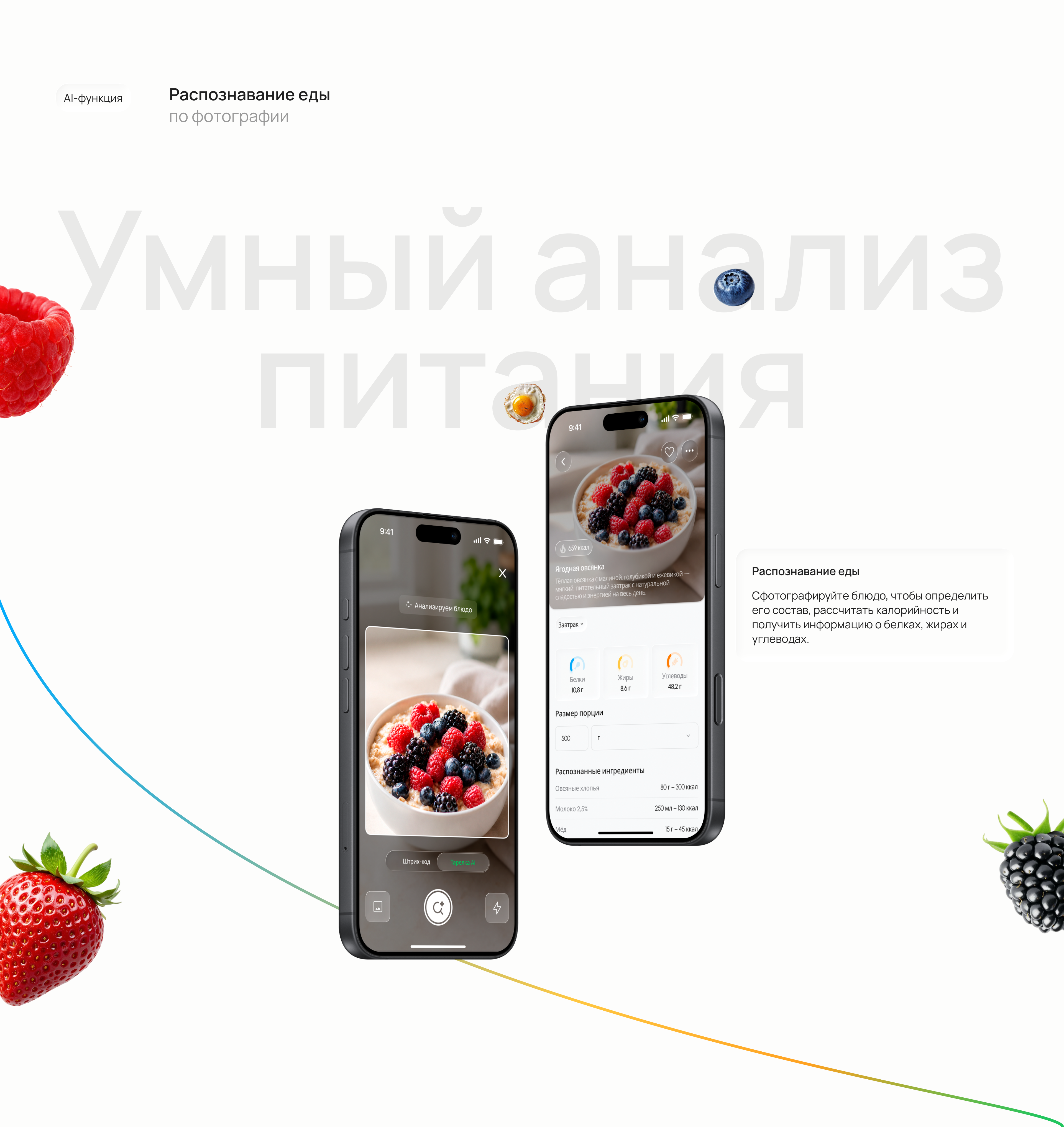 Macros — трекер питания и полезных привычек — Изображение №5 — Интерфейсы на Dprofile
