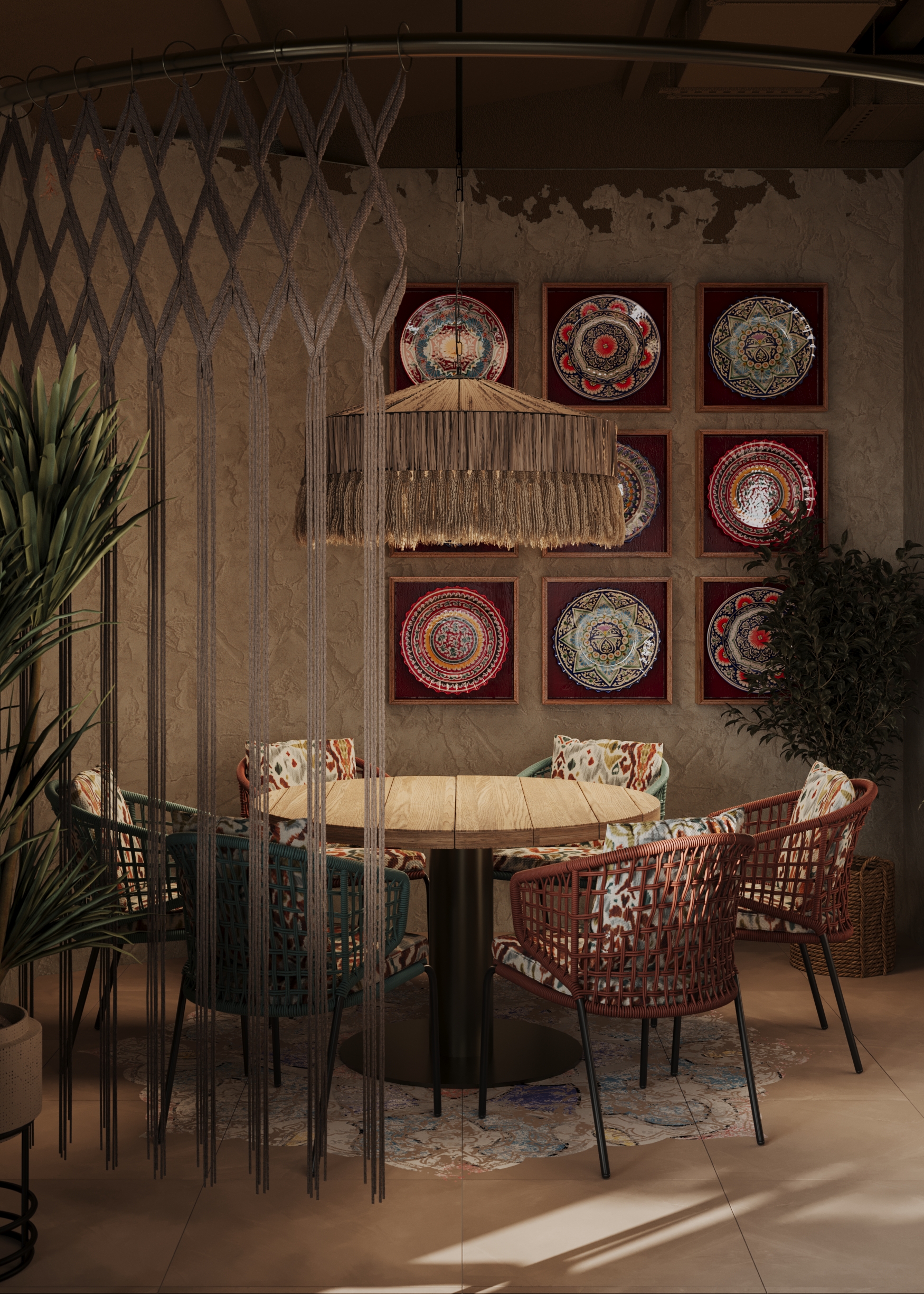 By Bazar | Бистро по-узбекски | Интерьер — Изображение №11 — 3D, Архитектура на Dprofile