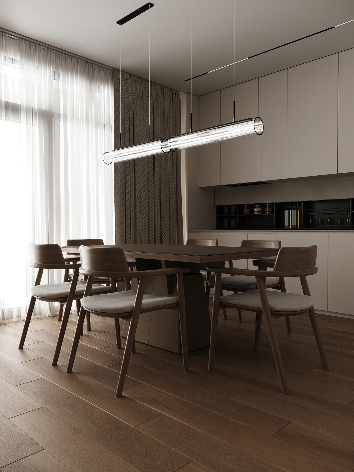 Дизайн-проект квартиры на Тухачевского — Изображение №4 — 3D, Архитектура на Dprofile