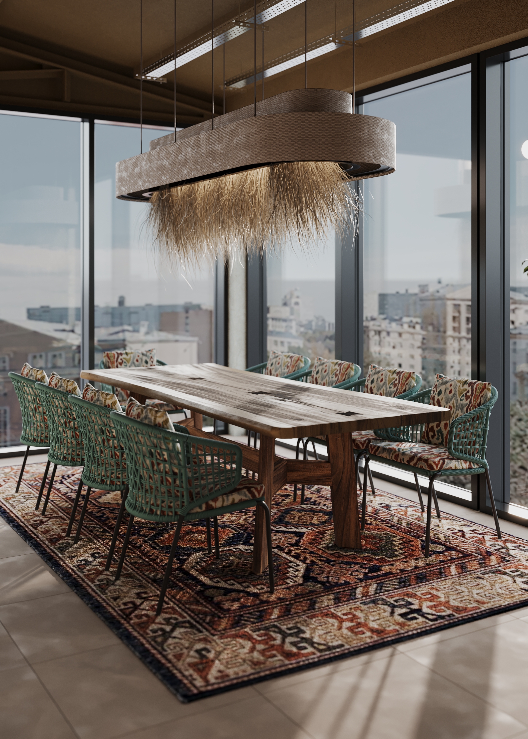 By Bazar | Бистро по-узбекски | Интерьер — Изображение №12 — 3D, Архитектура на Dprofile