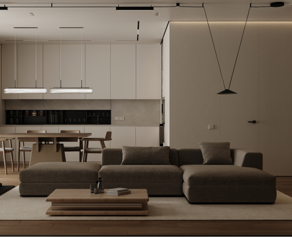 Дизайн-проект квартиры на Тухачевского — 3D, Архитектура на Dprofile