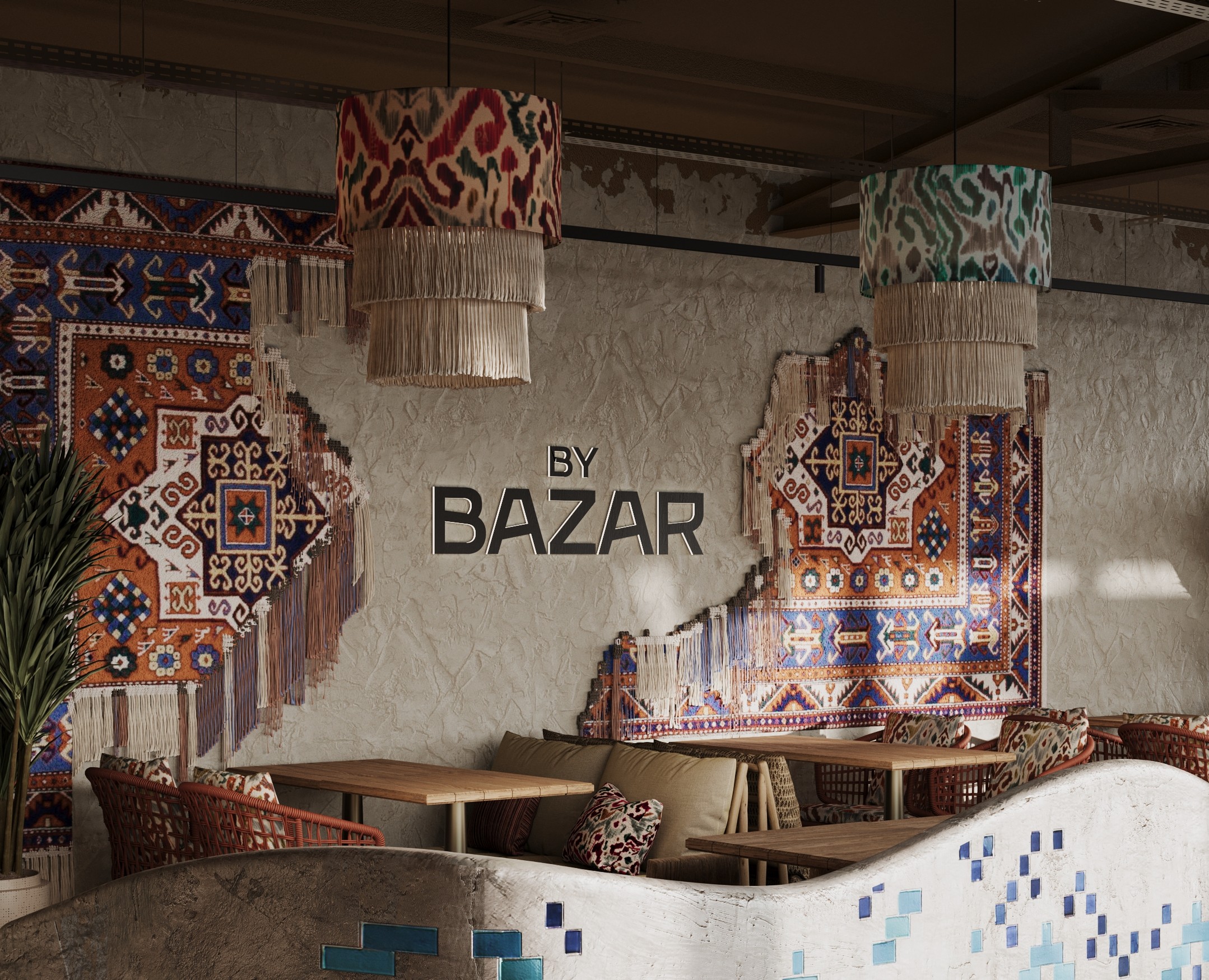 By Bazar | Бистро по-узбекски | Интерьер на Dprofile