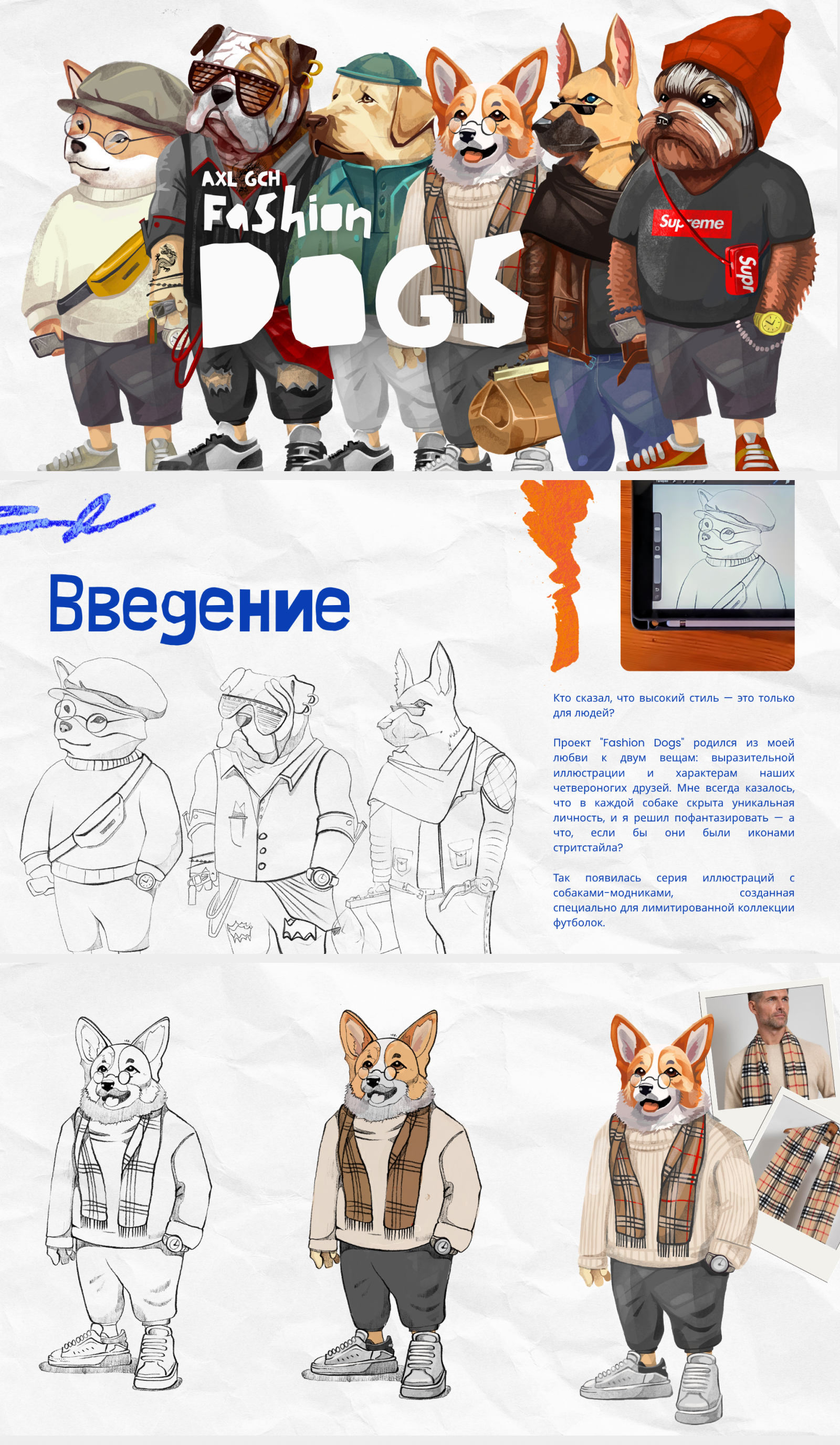 Fashion Dogs — Изображение №1 — Брендинг, Иллюстрация на Dprofile