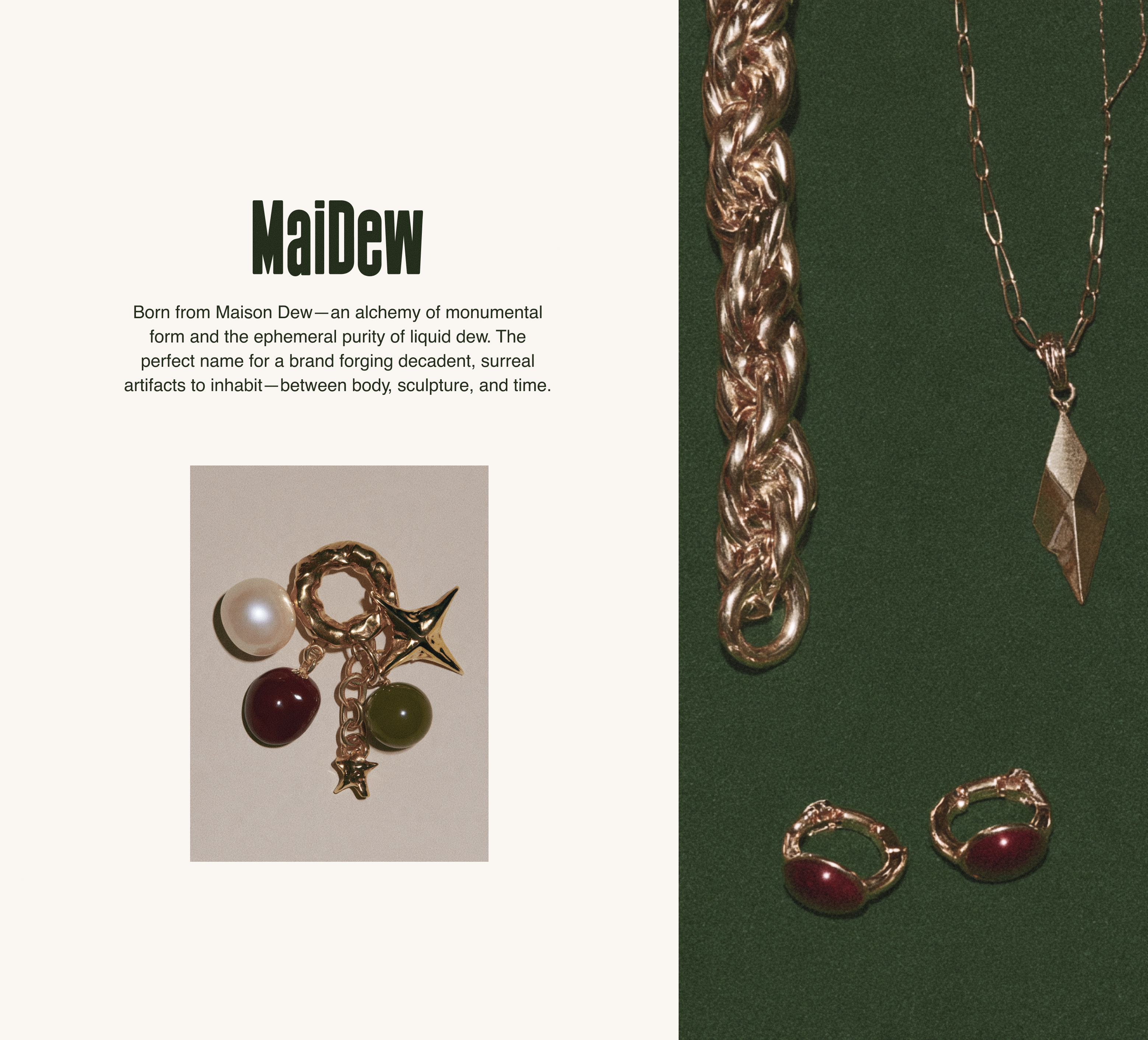 MaiDew | Decadent jewelry | Айдентика ювелирного бренда укр… — Изображение №4 — Брендинг, Нейро на Dprofile