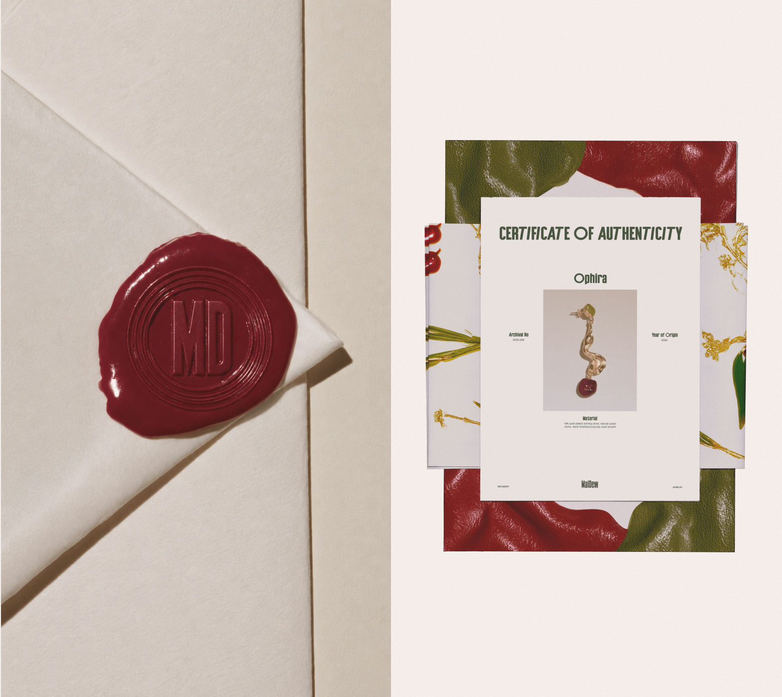 MaiDew | Decadent jewelry | Айдентика ювелирного бренда укр… — Изображение №6 — Брендинг, Нейро на Dprofile