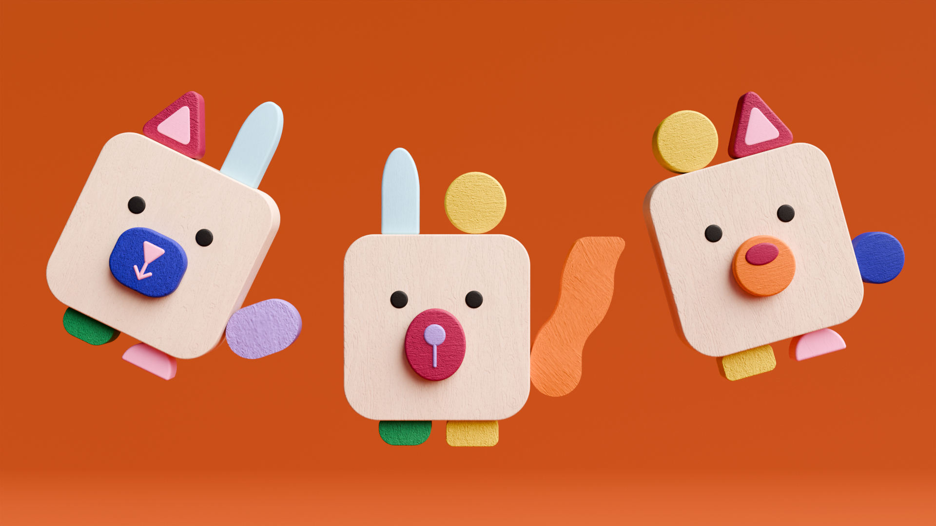 Модульная игрушка зверята — Изображение №5 — 3D, Промдизайн на Dprofile