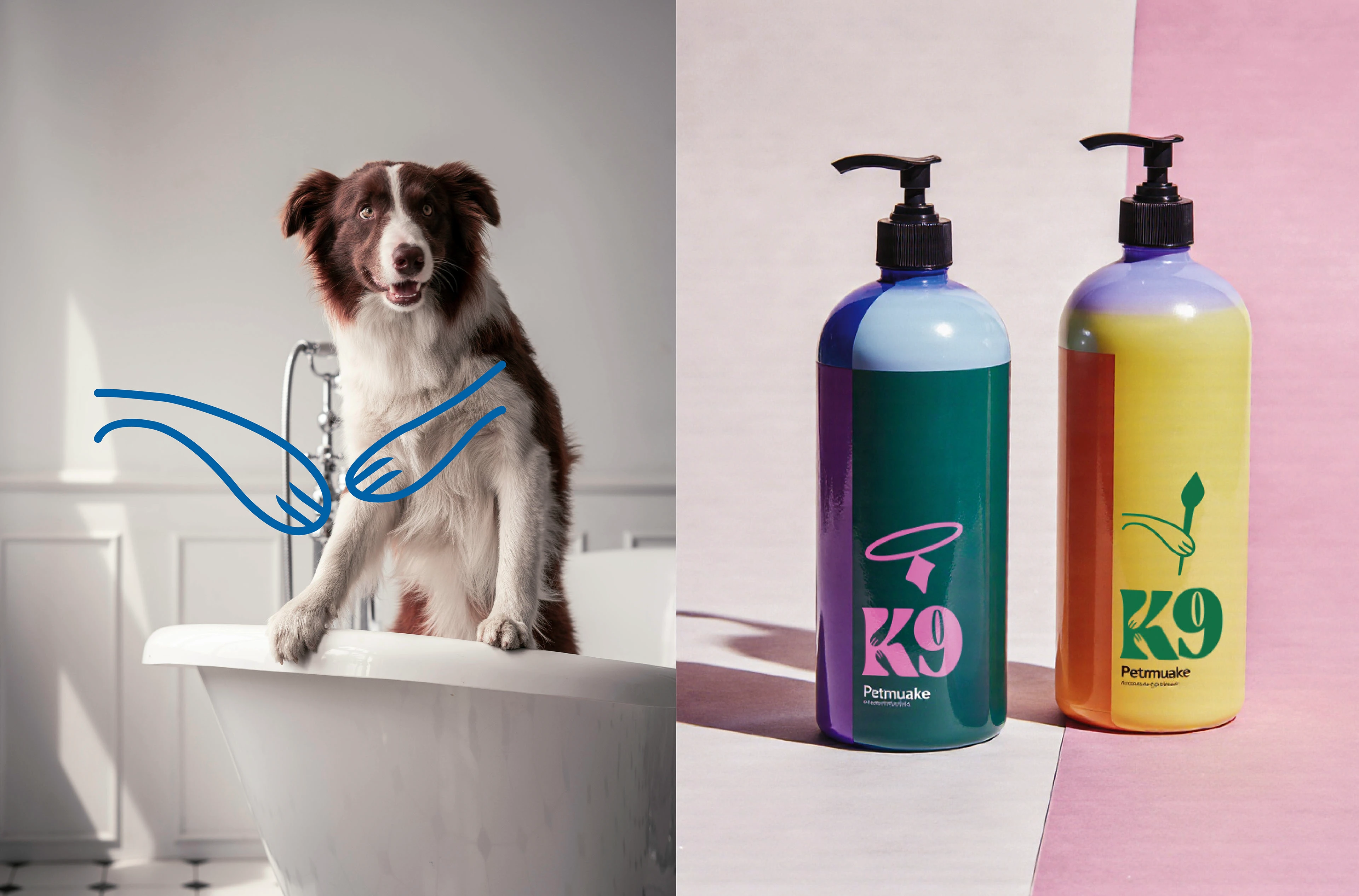 Студия К9 - Фирменный стиль для груминга — Изображение №7 — Брендинг, Графика на Dprofile