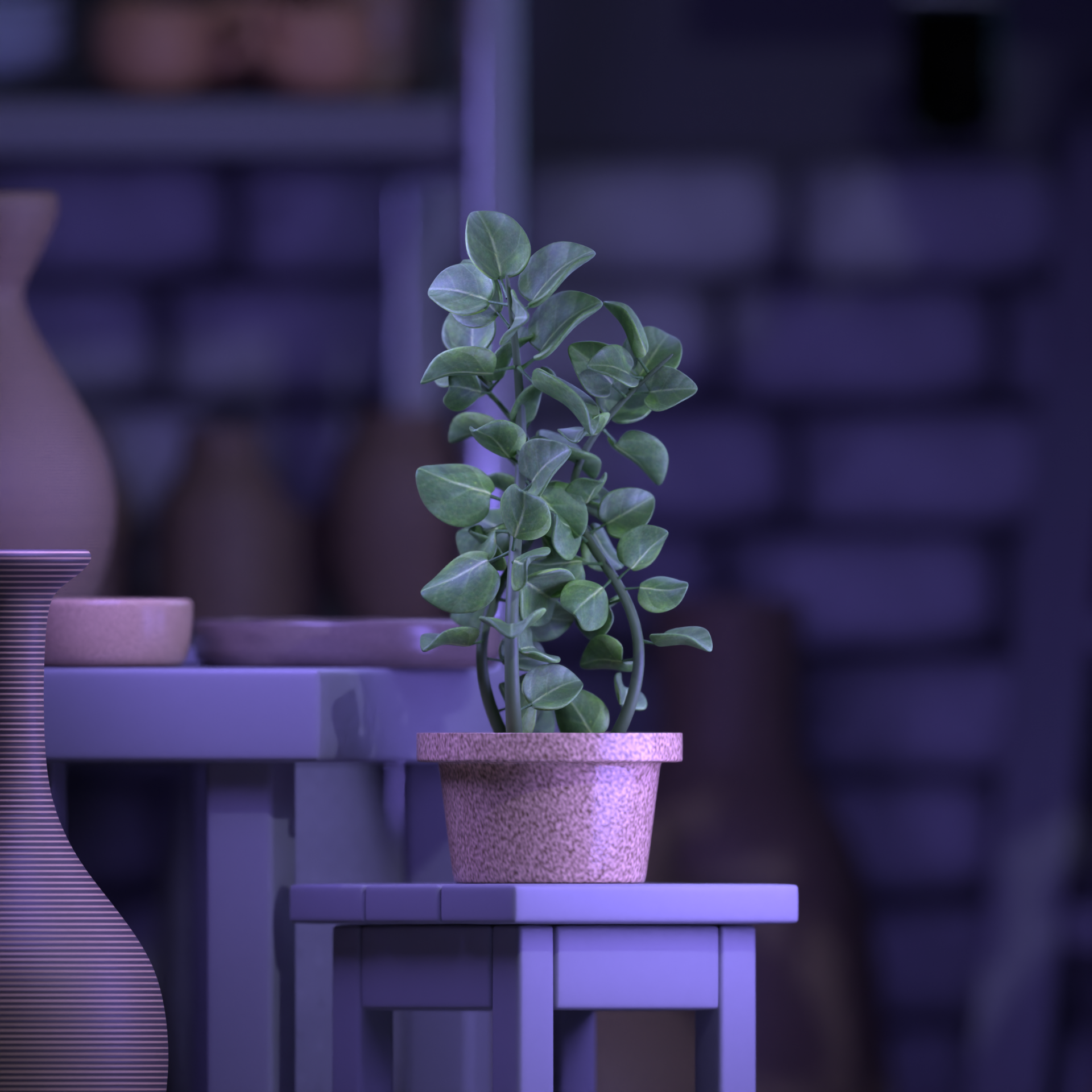 ISOMETRIC ROOM стилизованная творческая мастерская — Изображение №5 — Иллюстрация, 3D на Dprofile