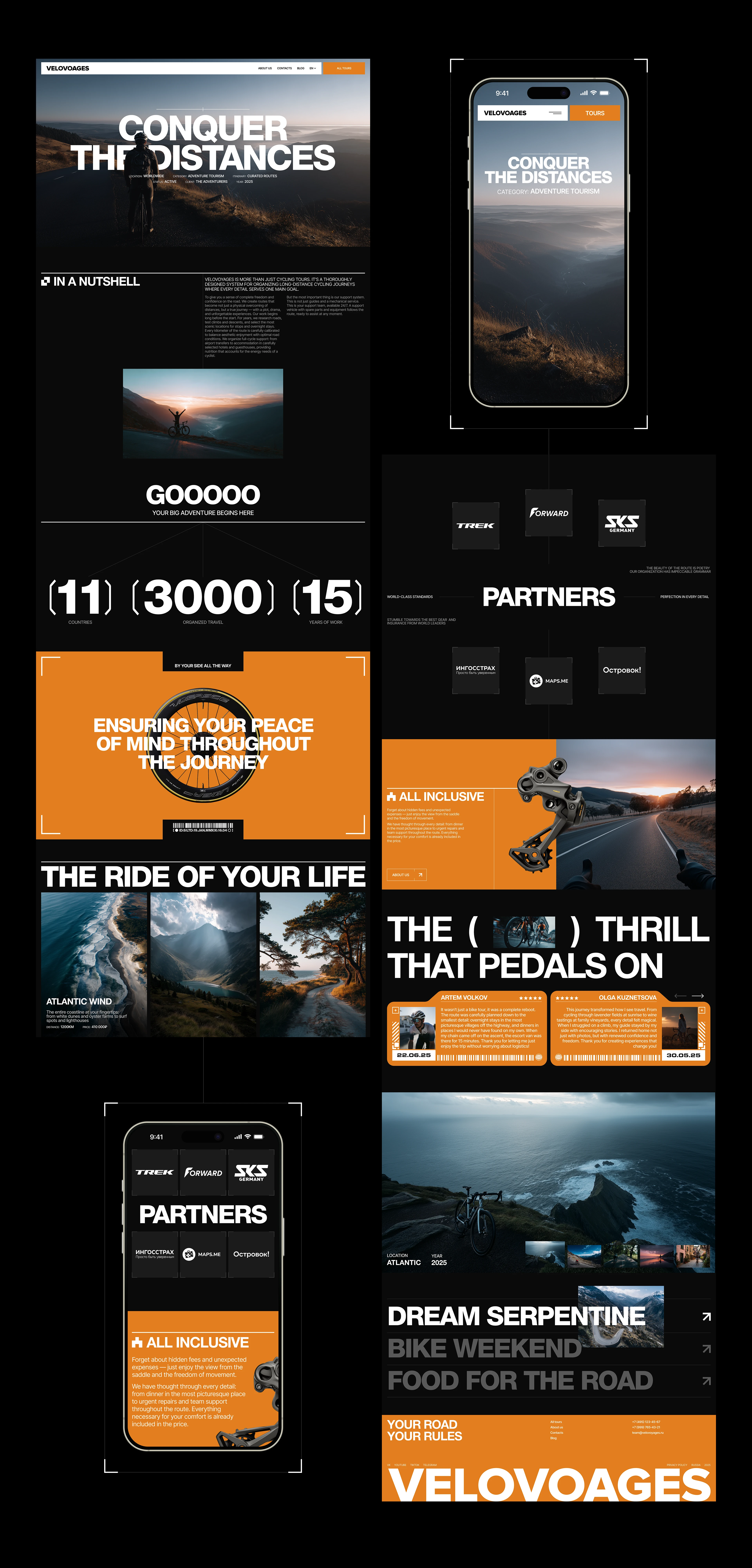 VELOVOYAGES ❘ Website — Изображение №2 — Интерфейсы на Dprofile