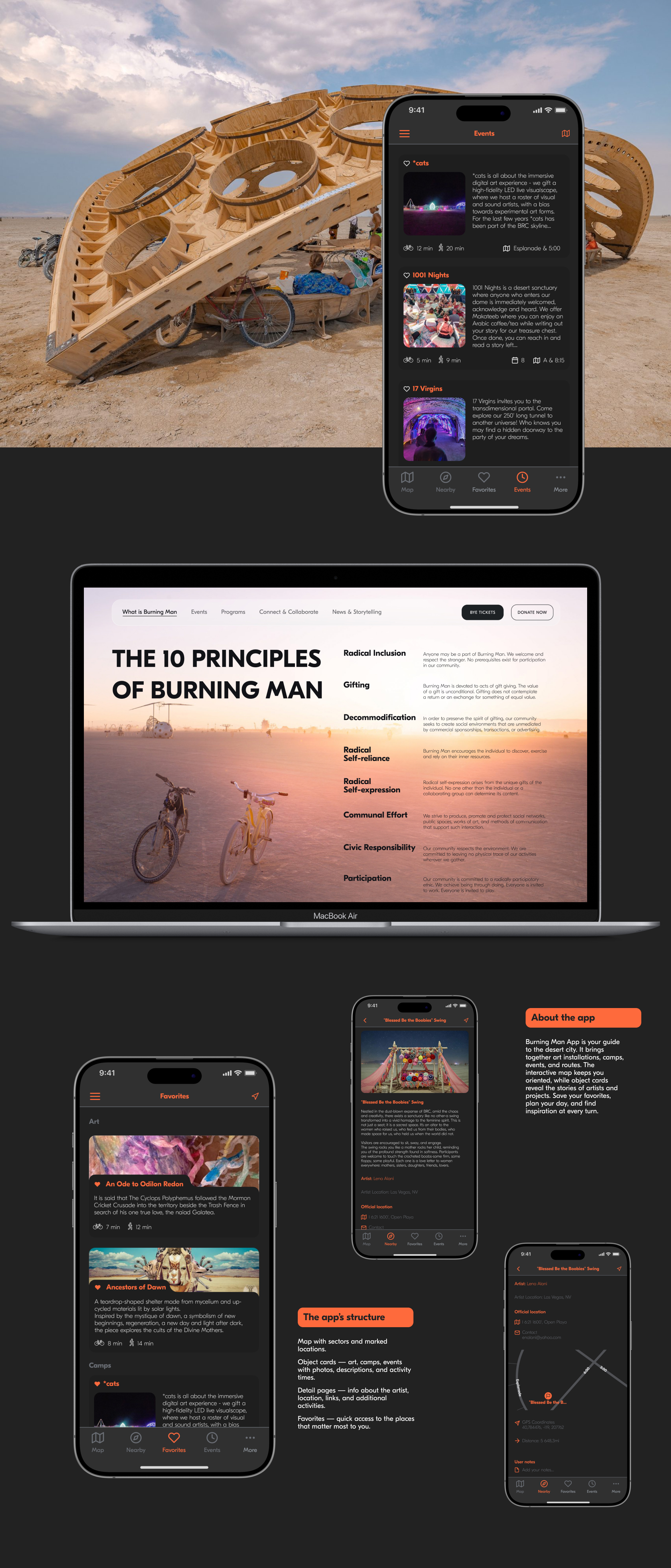 Burning man / Site + App — Изображение №6 — Интерфейсы на Dprofile