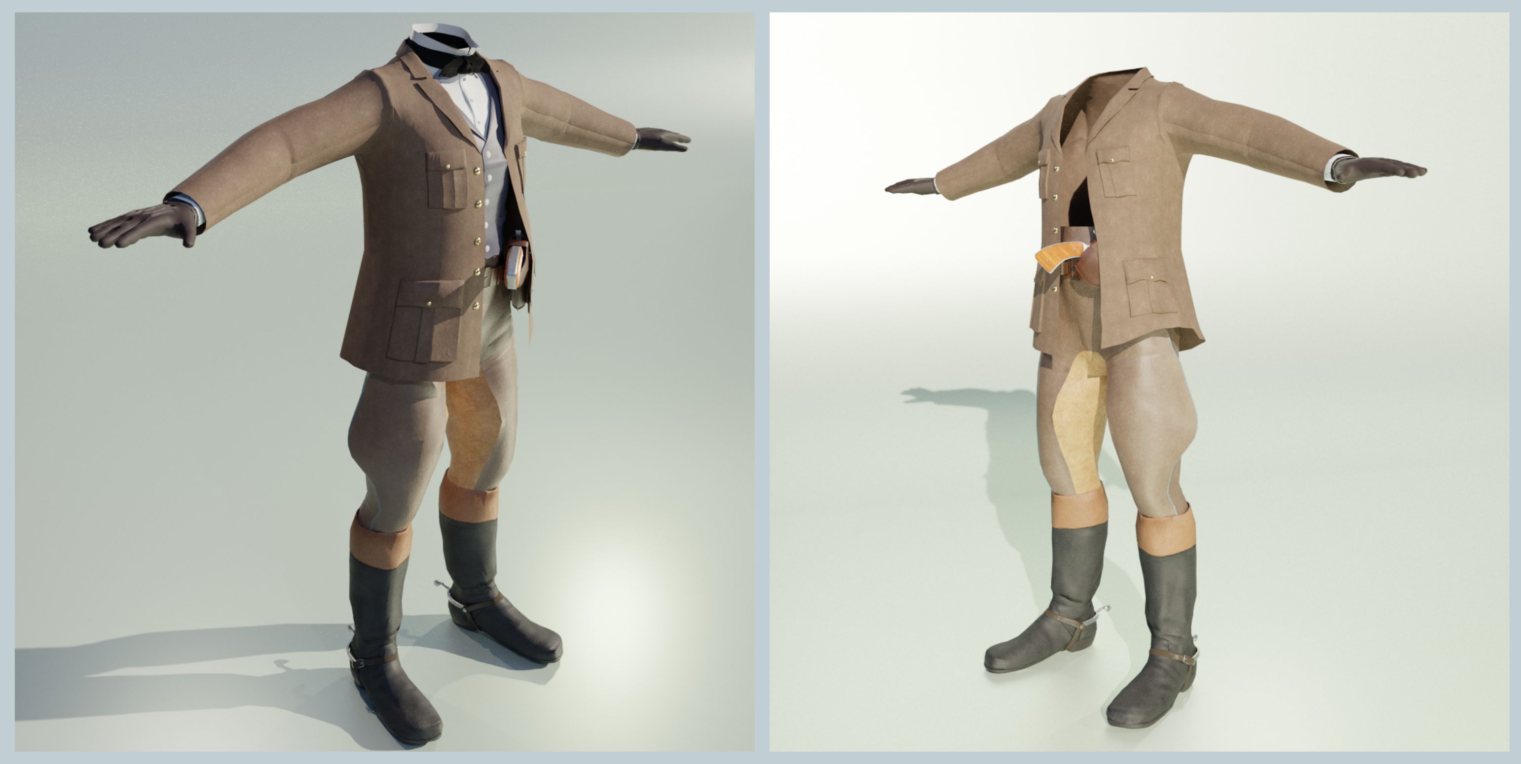 этапы создания игрового персонажа — Изображение №7 — Иллюстрация, 3D на Dprofile