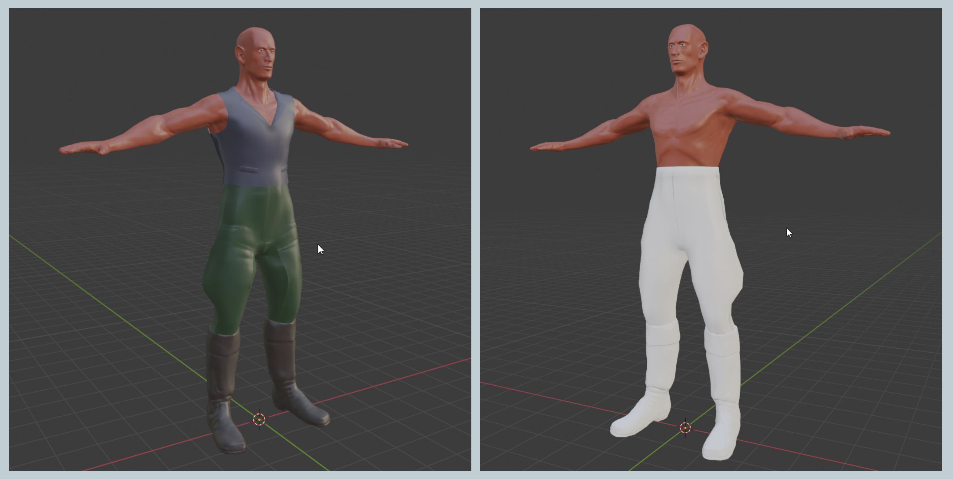 этапы создания игрового персонажа — Изображение №4 — Иллюстрация, 3D на Dprofile