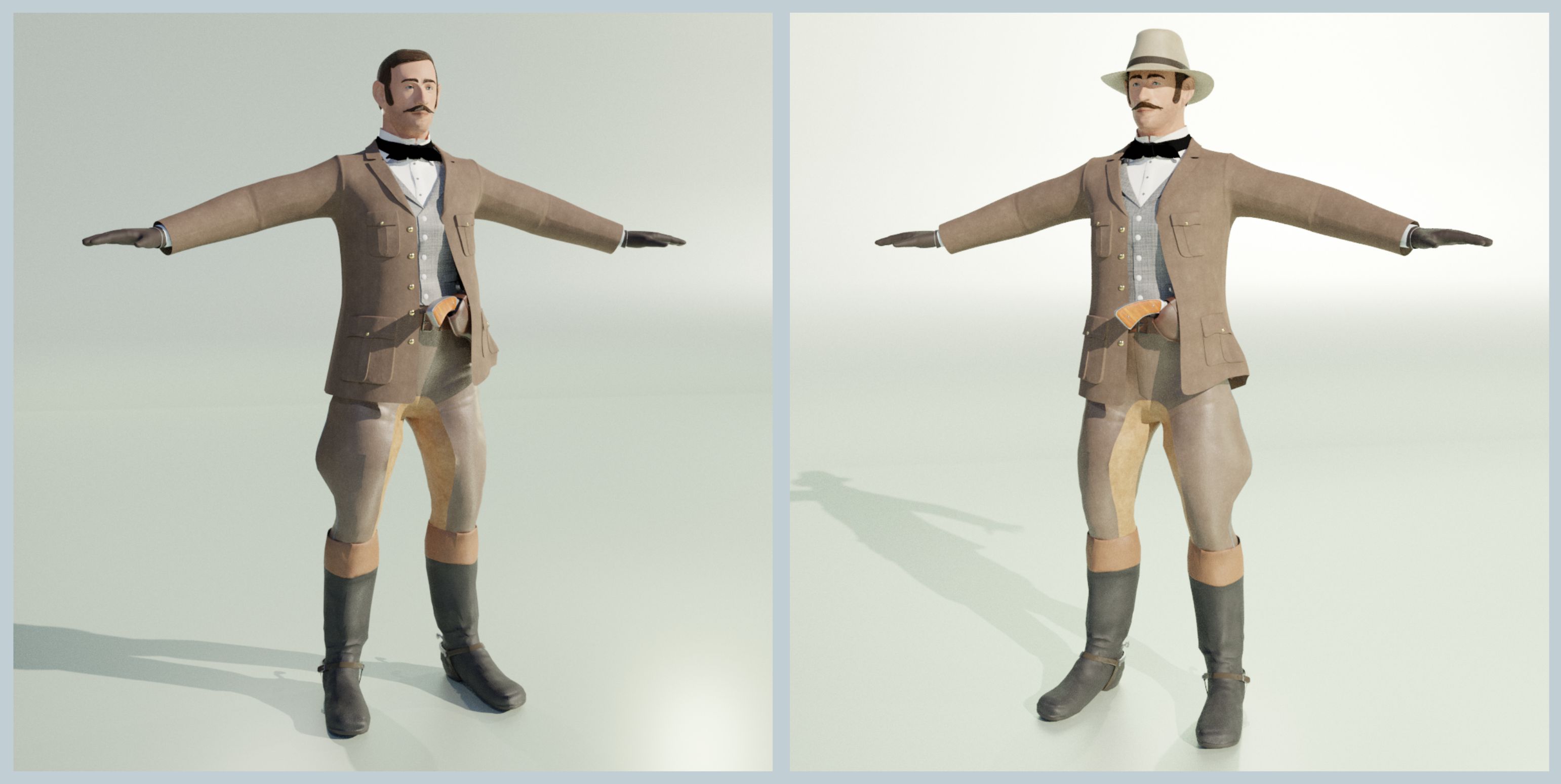 этапы создания игрового персонажа — Изображение №8 — Иллюстрация, 3D на Dprofile