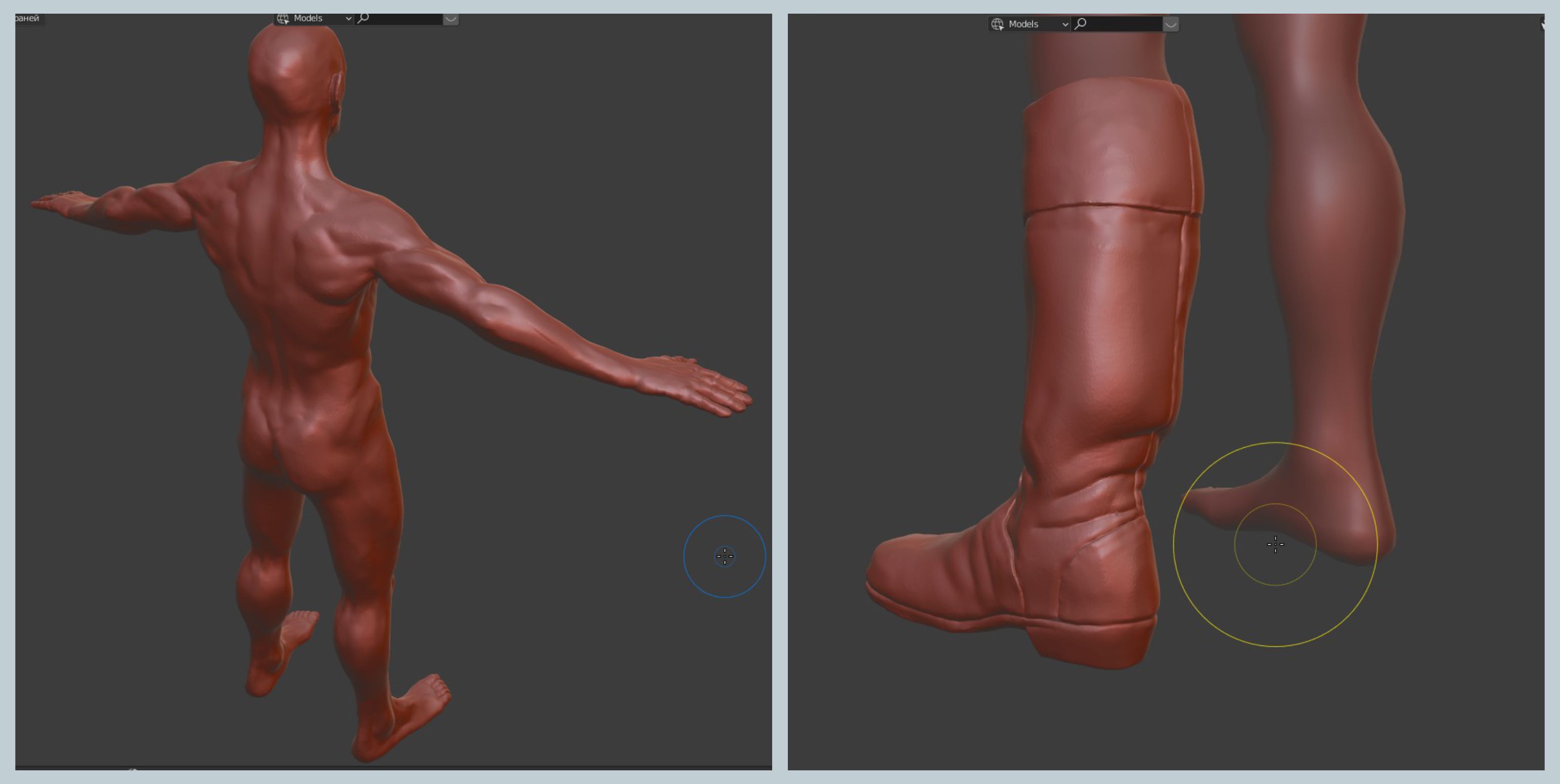 этапы создания игрового персонажа — Изображение №2 — Иллюстрация, 3D на Dprofile